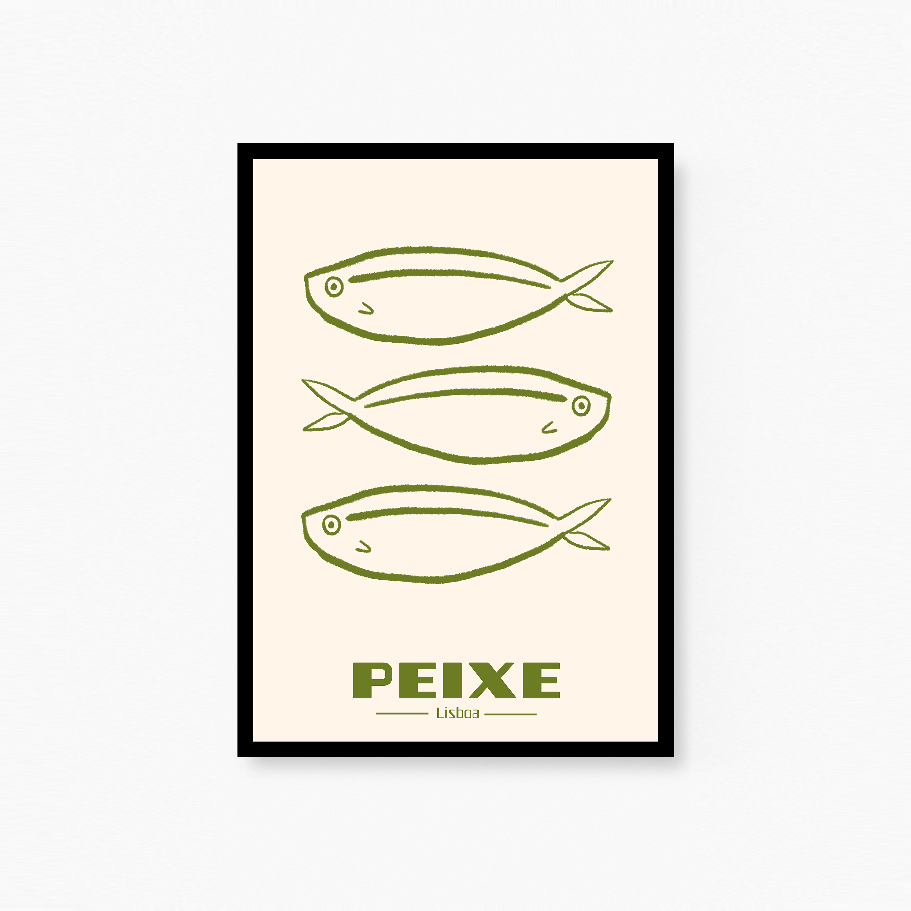 Peixe Lisboa Plakat