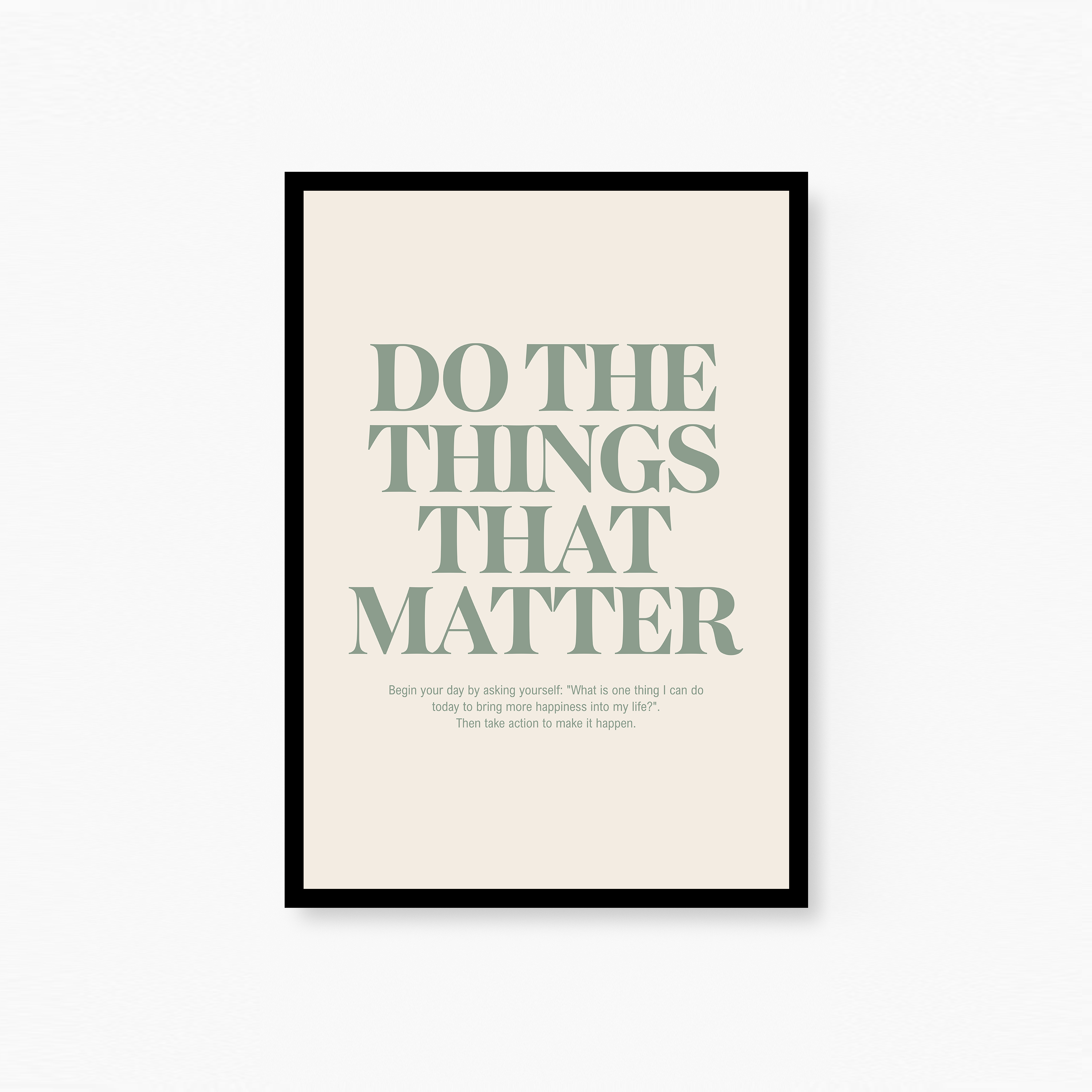 Things That Matter Poster