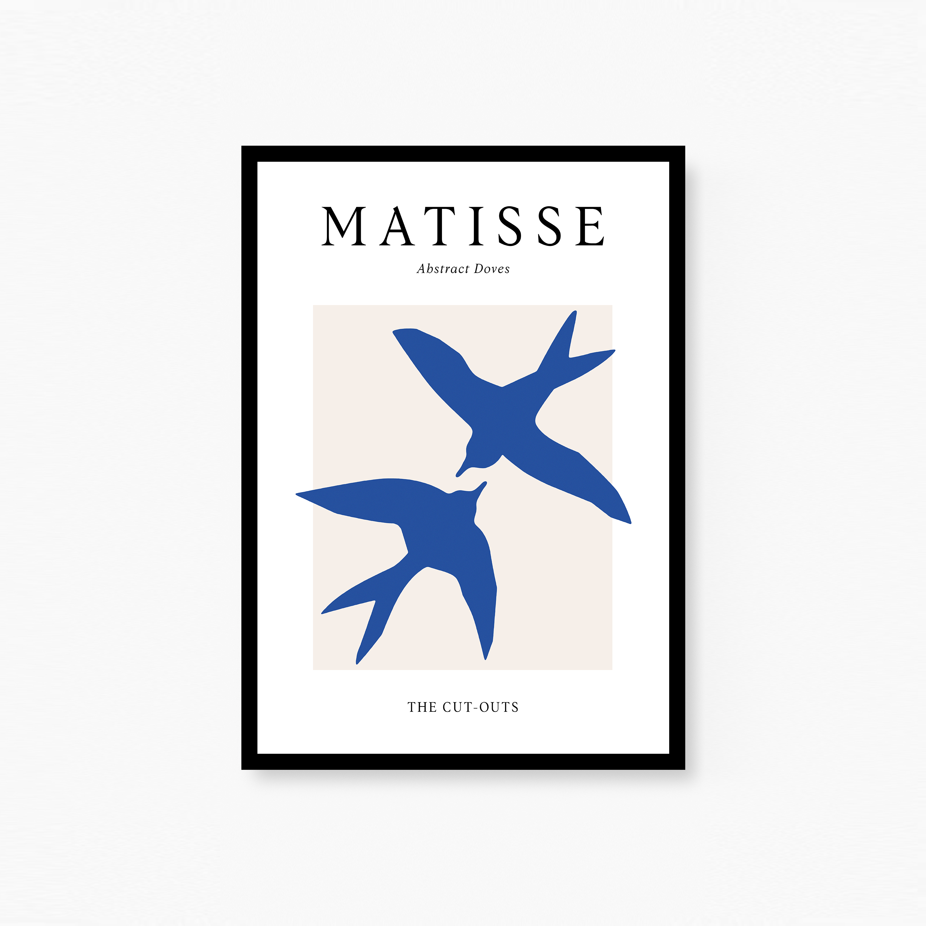 Matisse Abstract Doves Poster