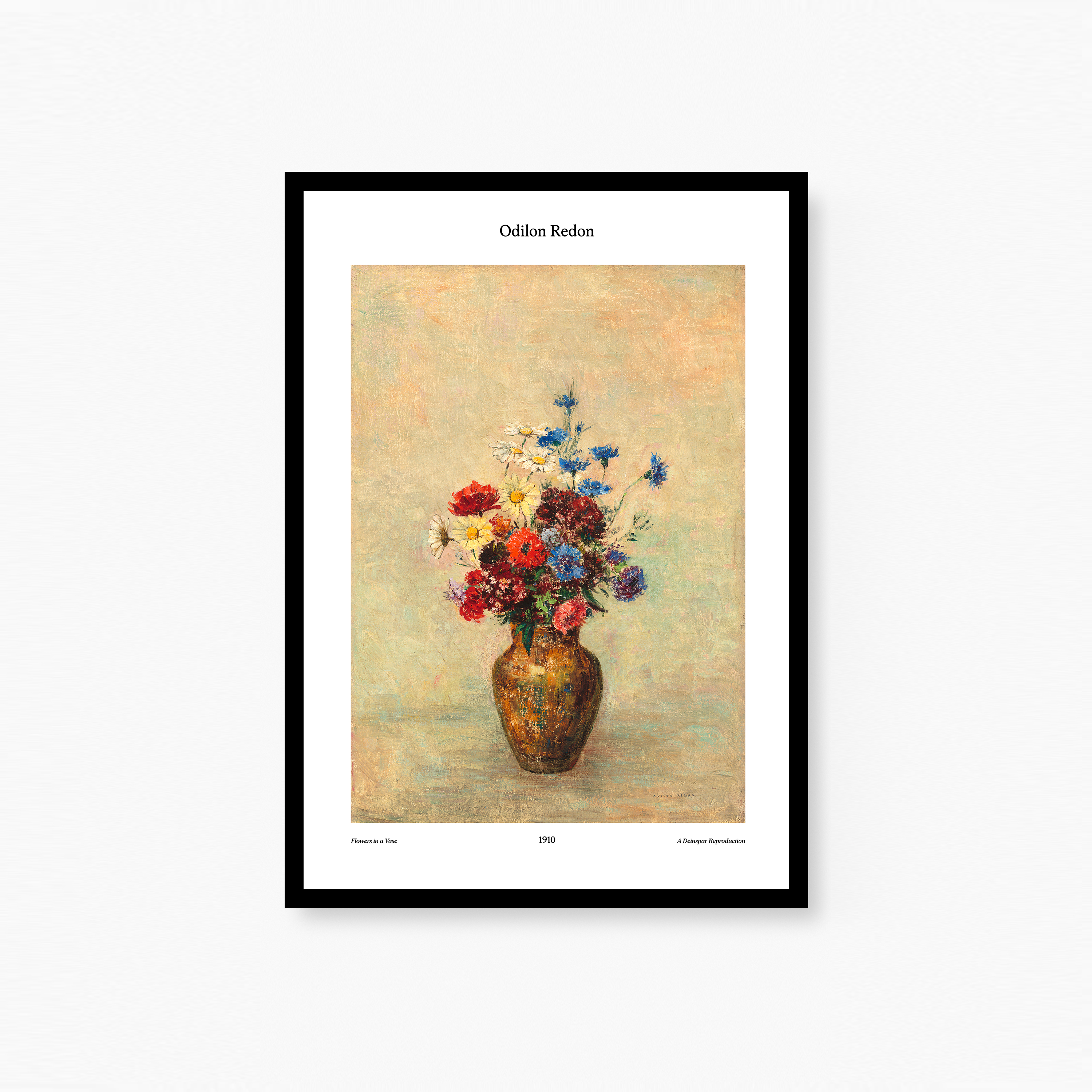 Flowers in a Vase Poster