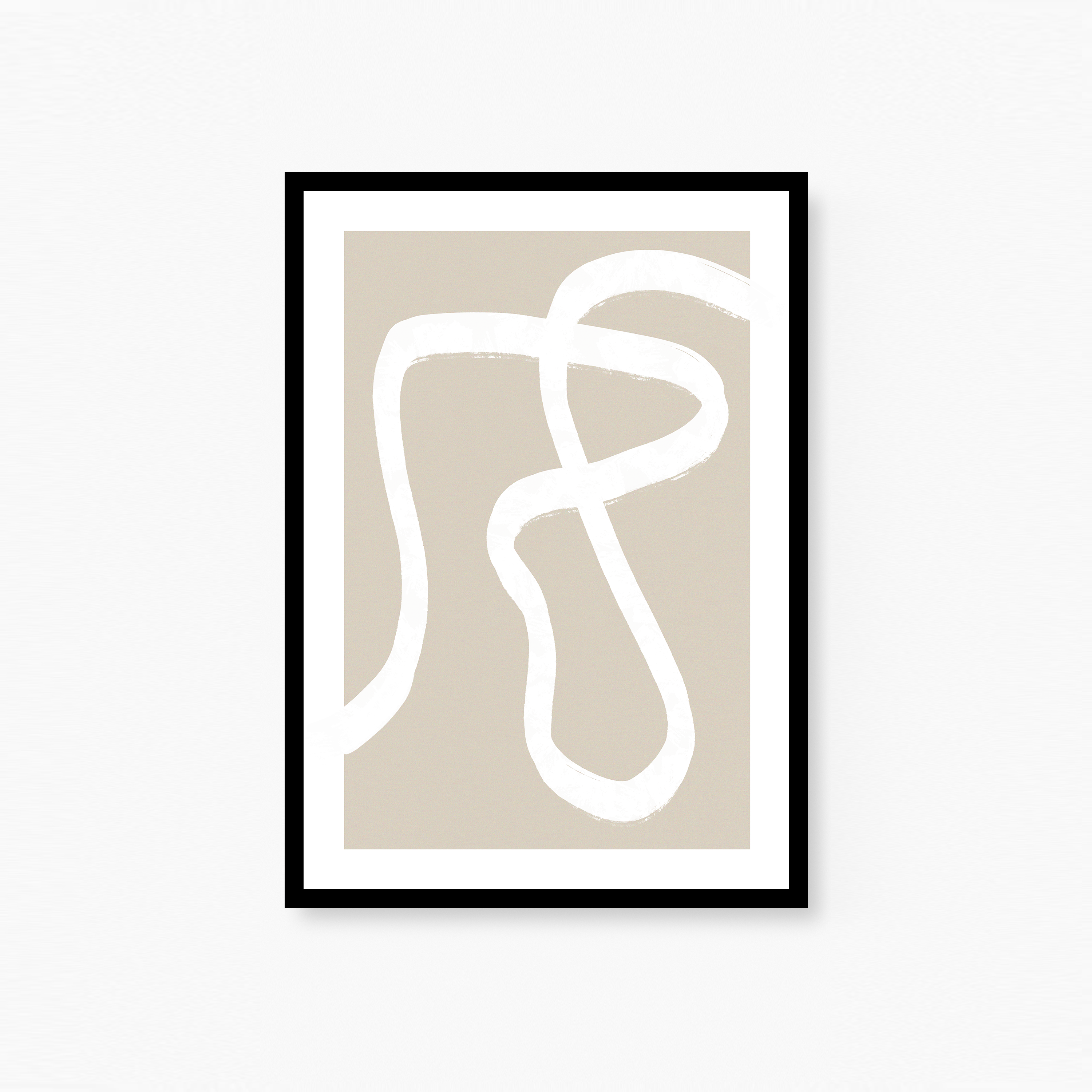 Minimalist Abstract Line Art Poster