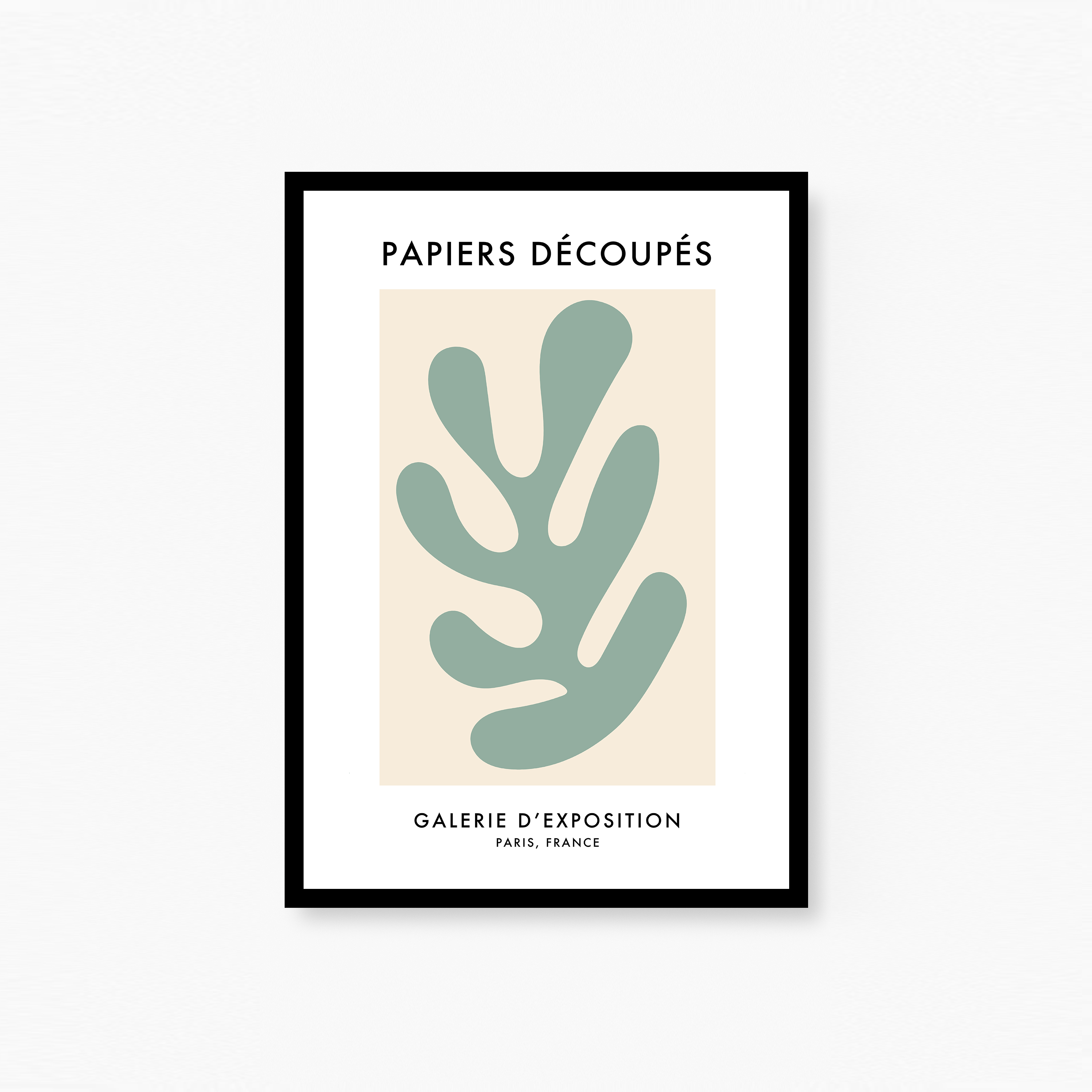 Papiers Découpés Green No2 Poster