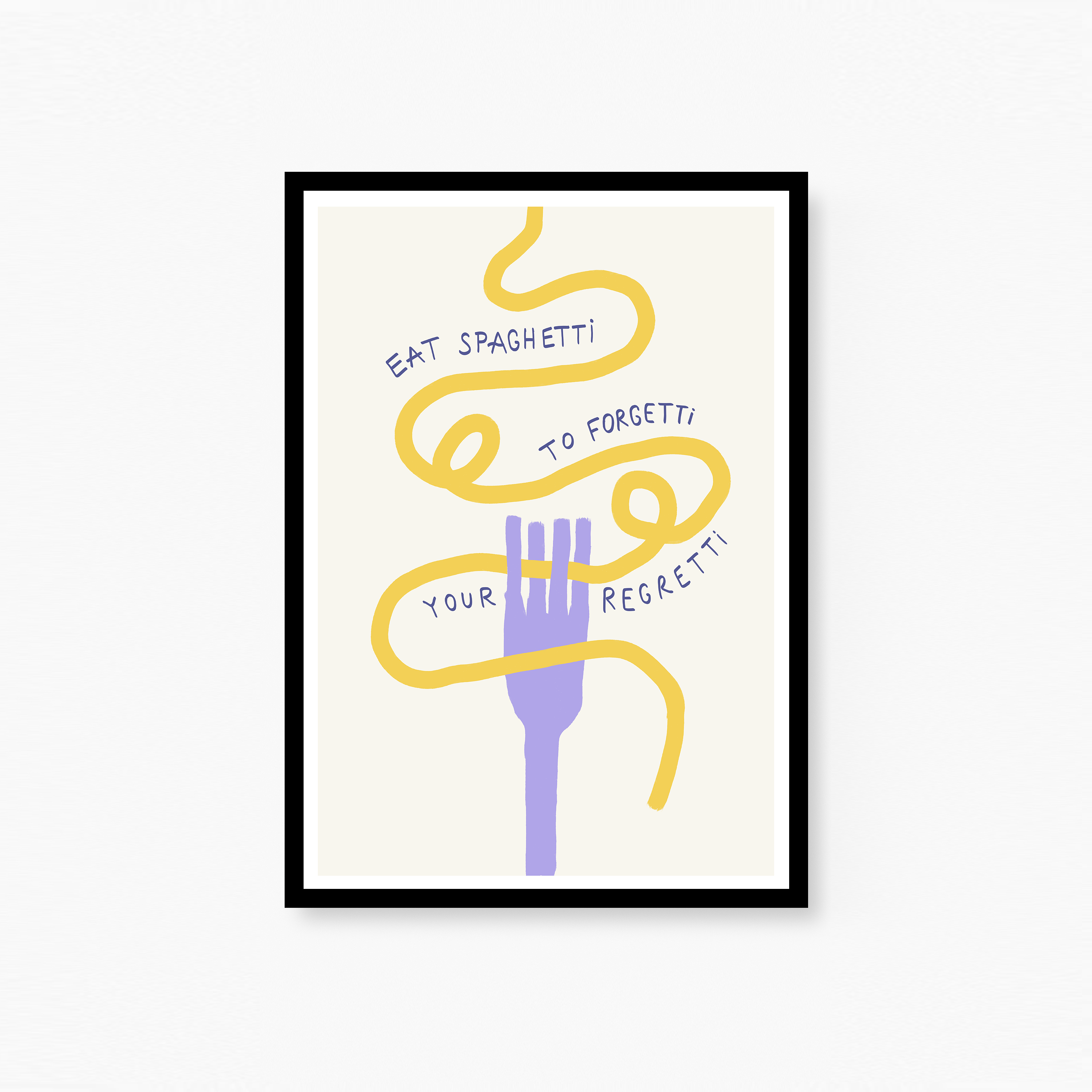 Eat Spaghetti Poster