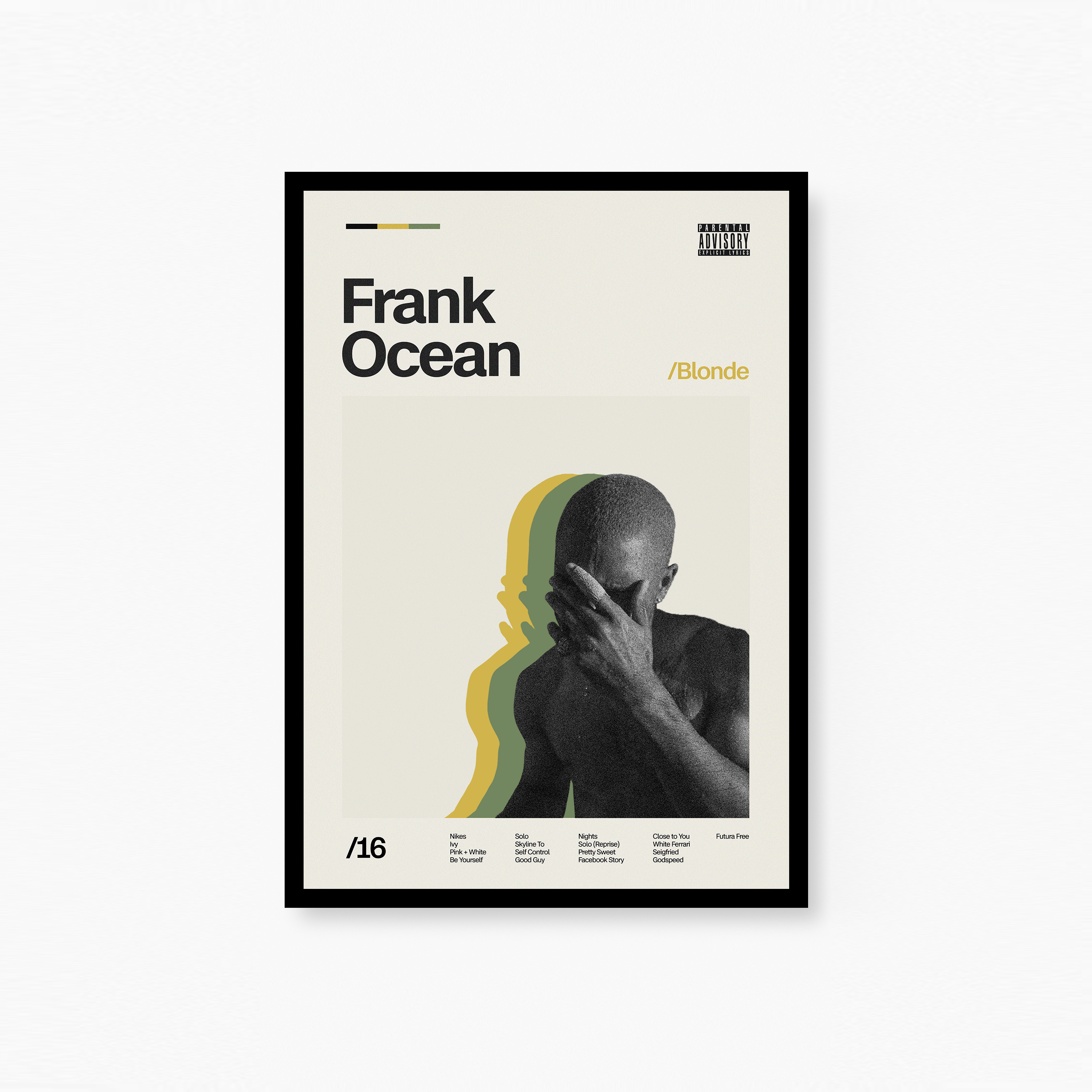 Frank Ocean Blonde Plakat