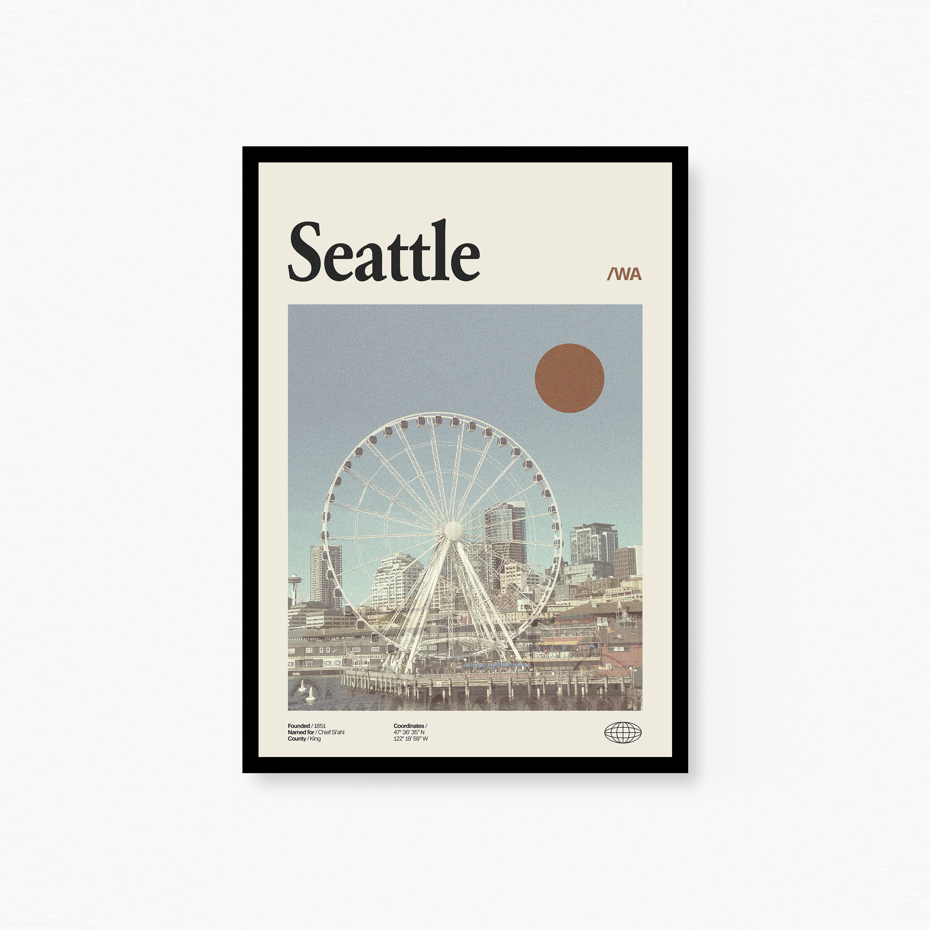 Seattle, Washington Poster