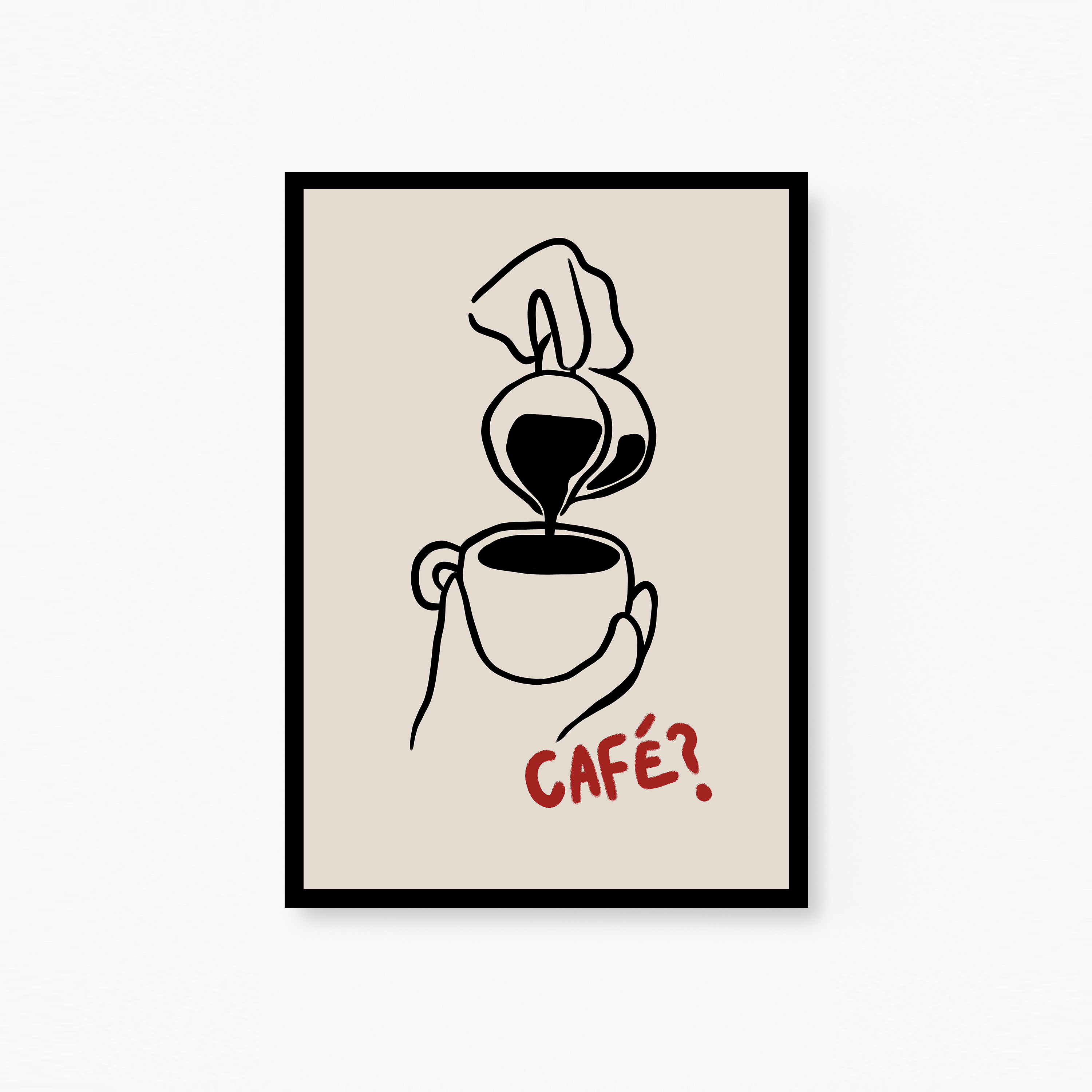 Trendy Café Poster