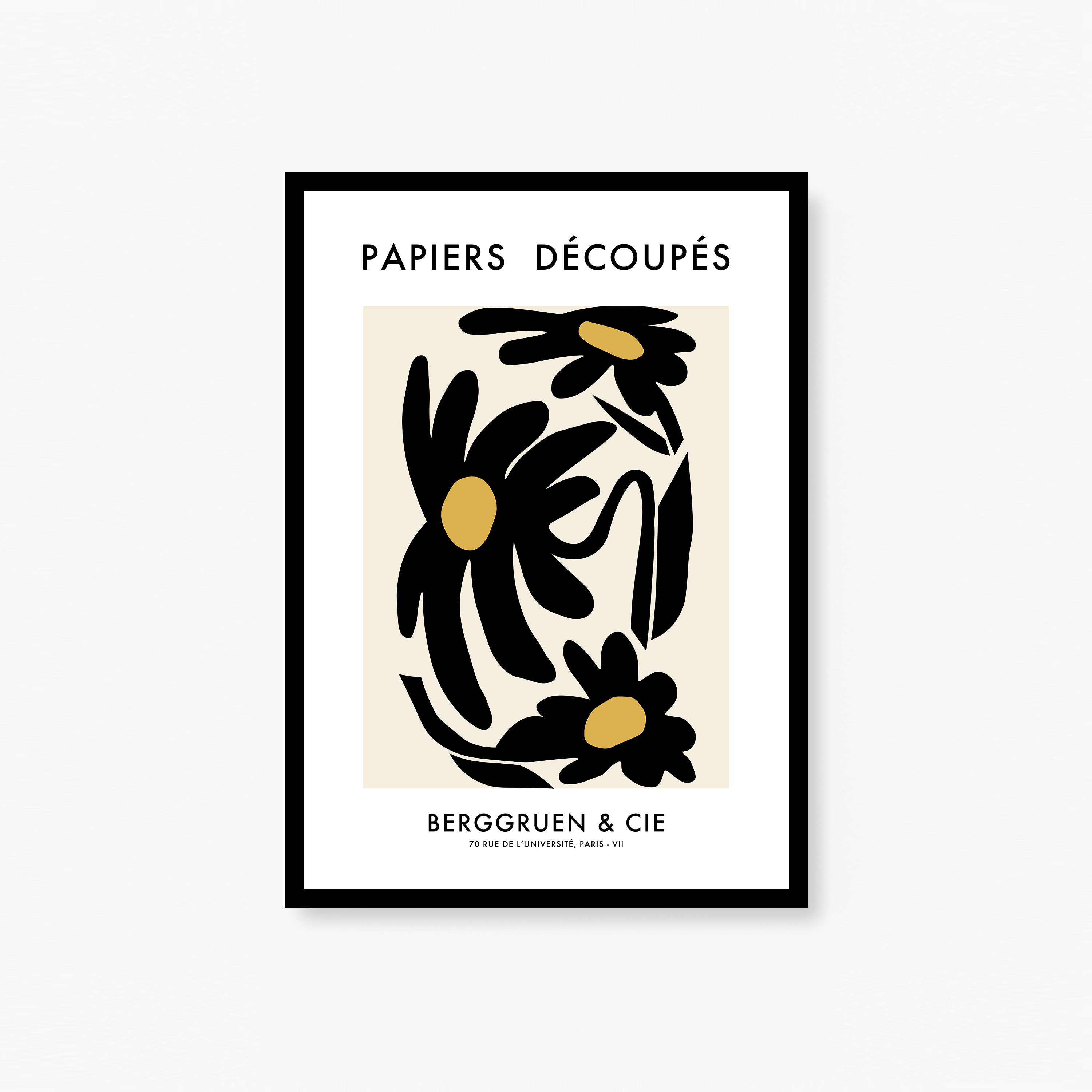 Papiers Découpés Berggruen & Cie Plakat