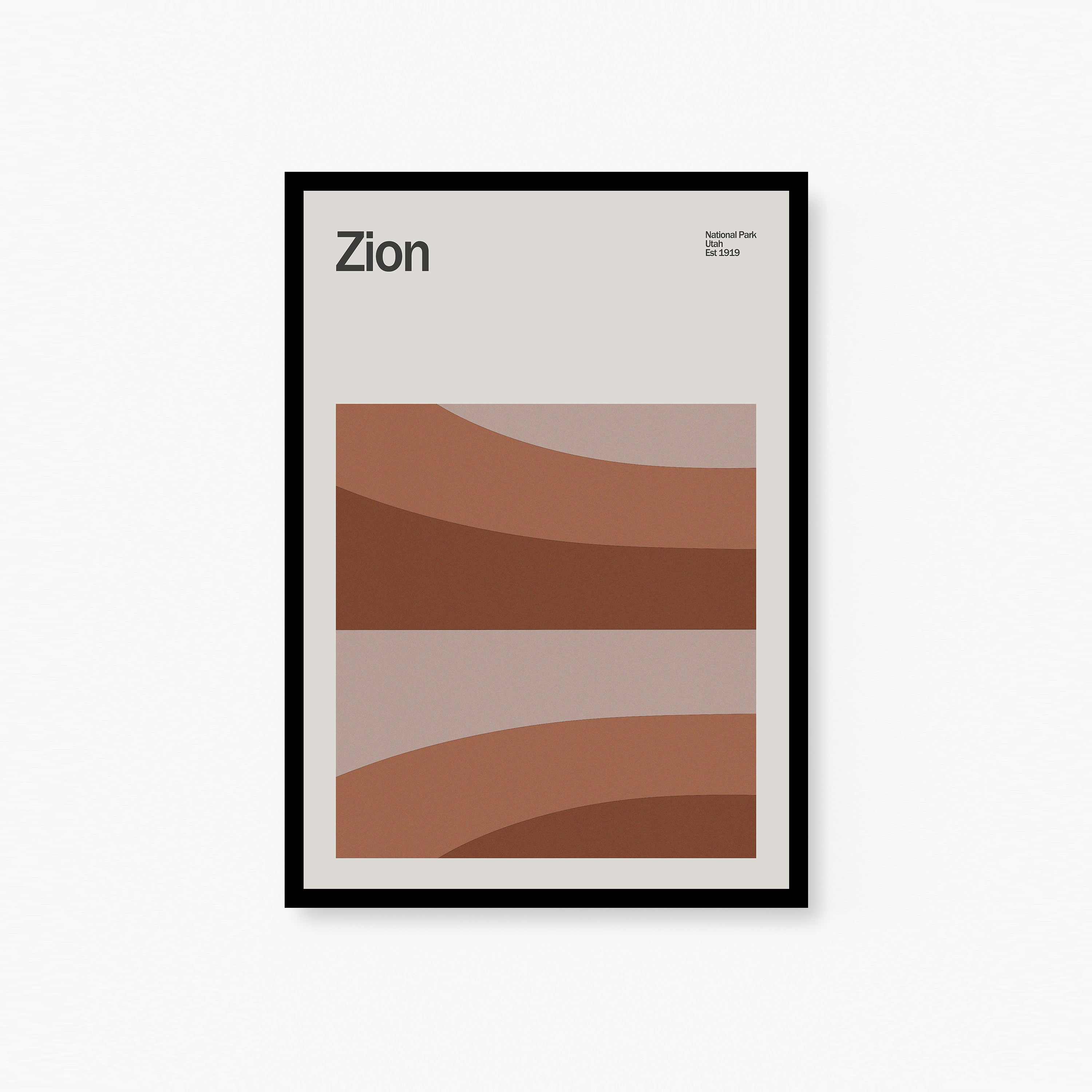 Zion National Park Poster