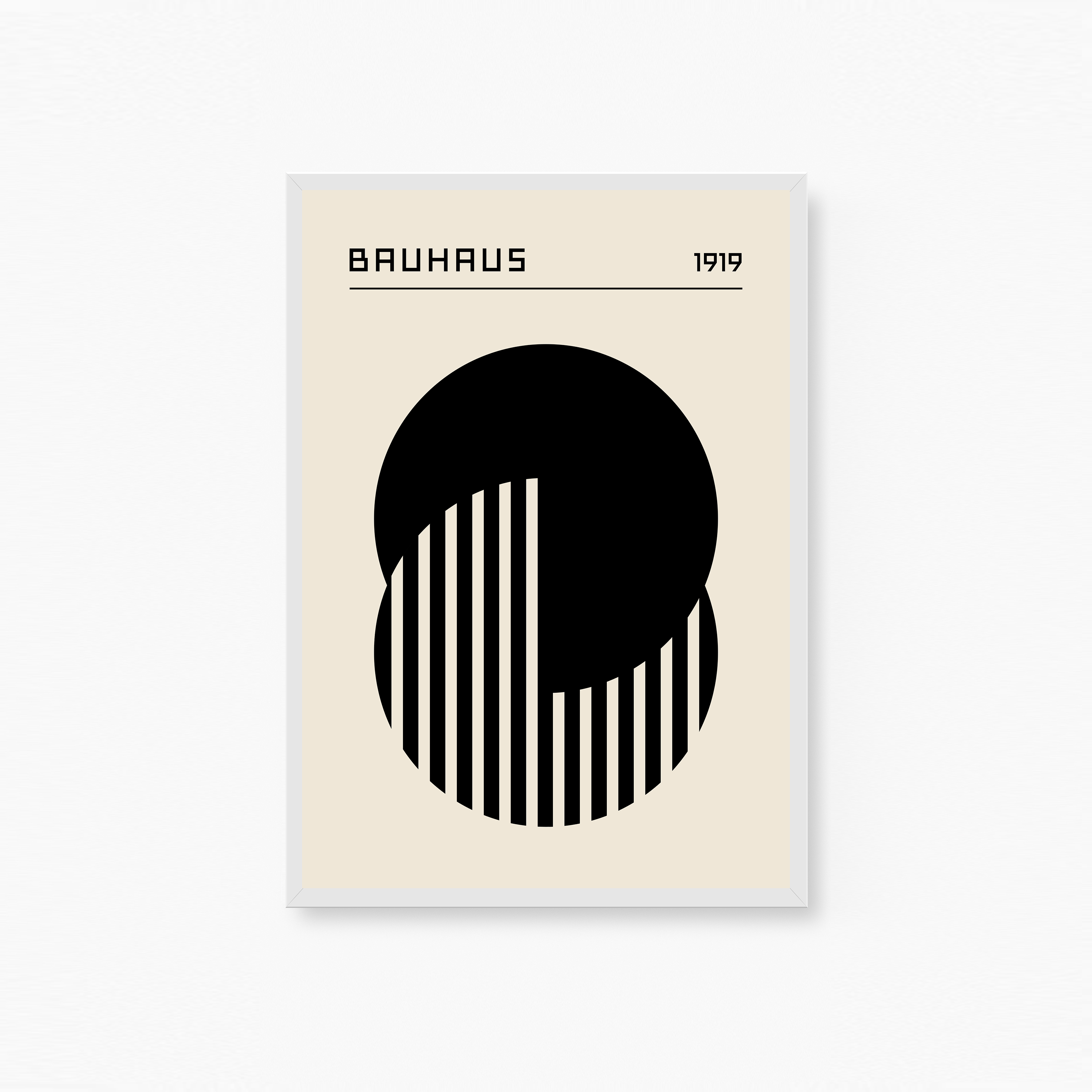 Bauhaus Black and White No2 Plakat