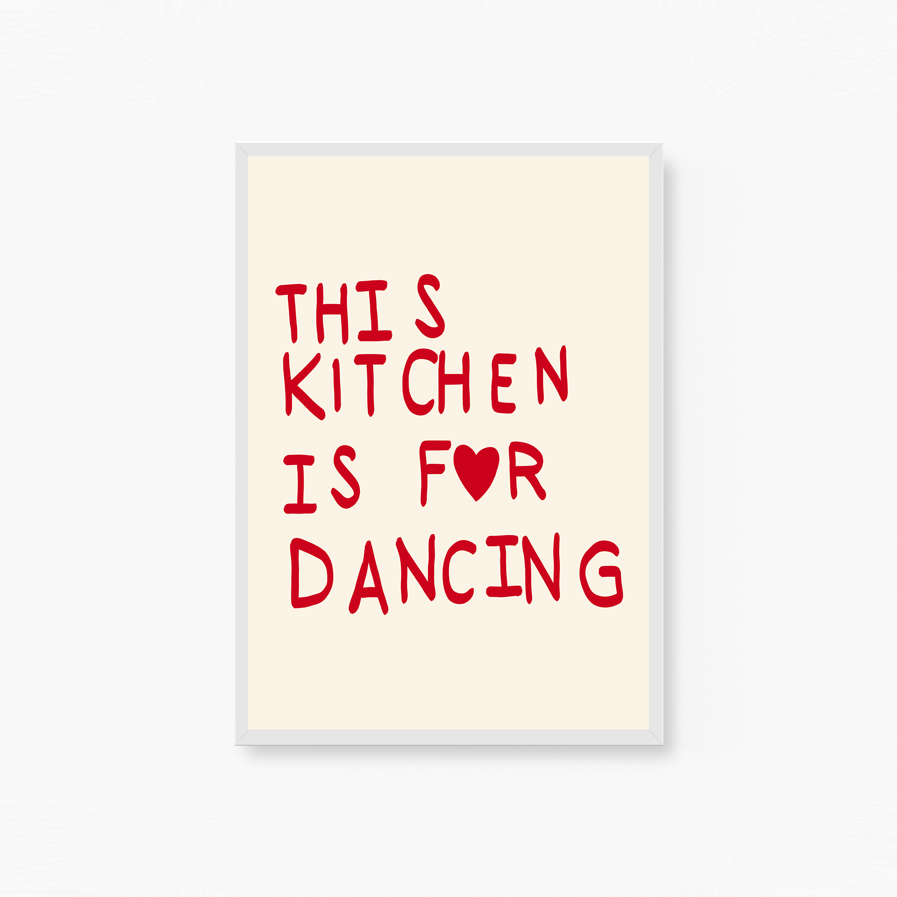 This Kitchen Is For Dancing Poster