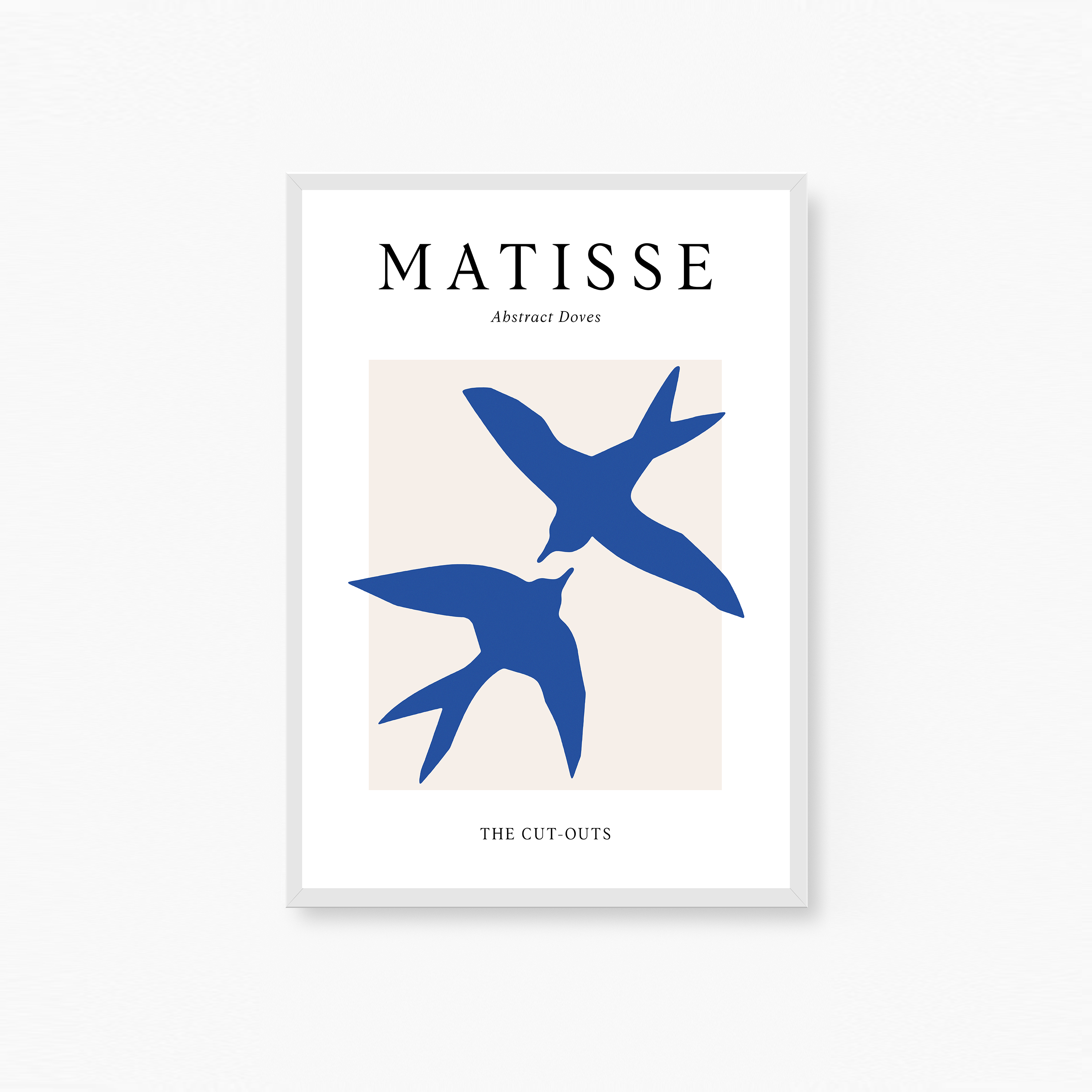 Matisse Abstract Doves Poster