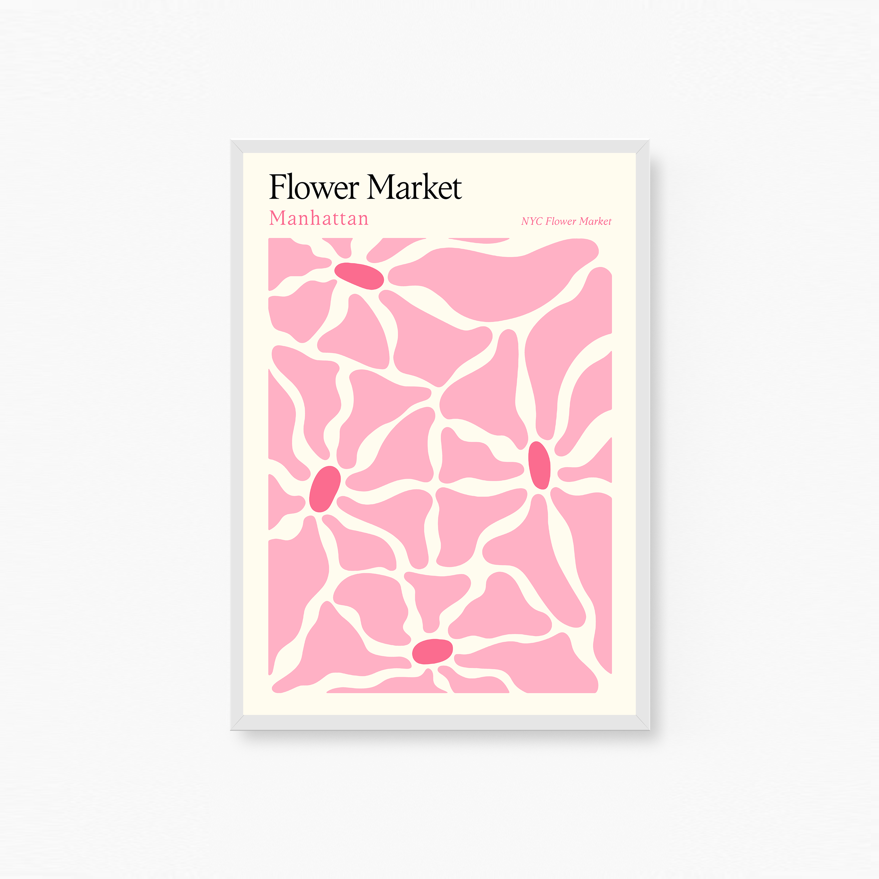 Flower Market Manhattan Plakat