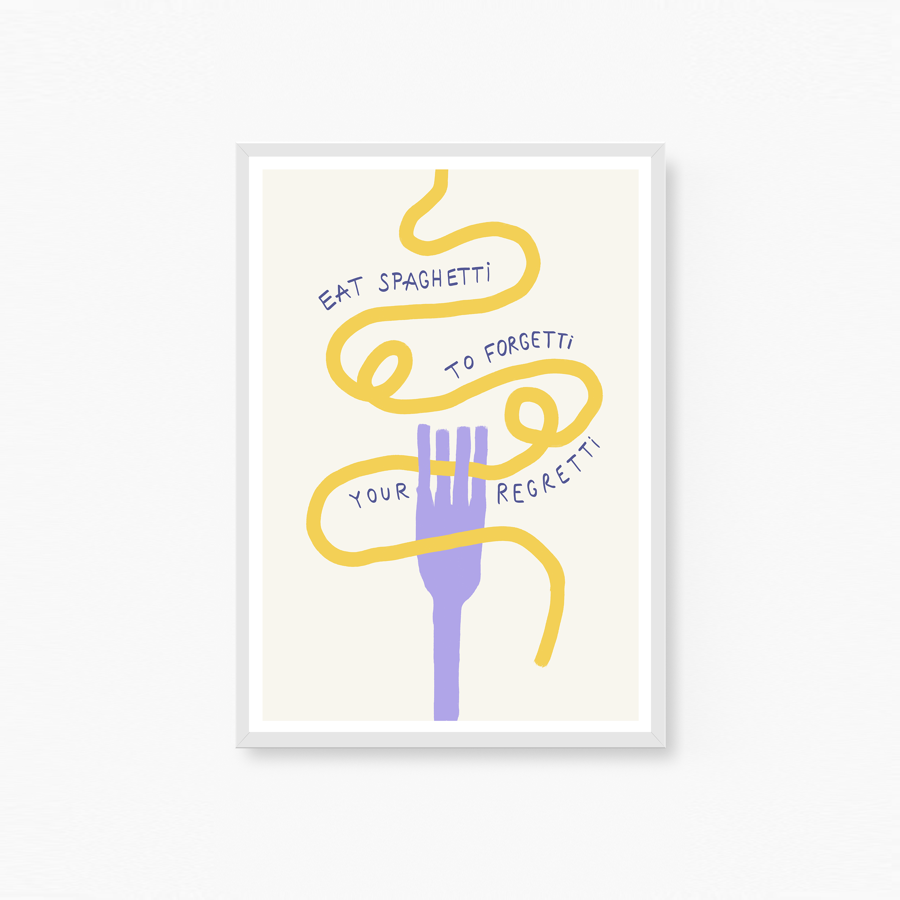 Eat Spaghetti Poster