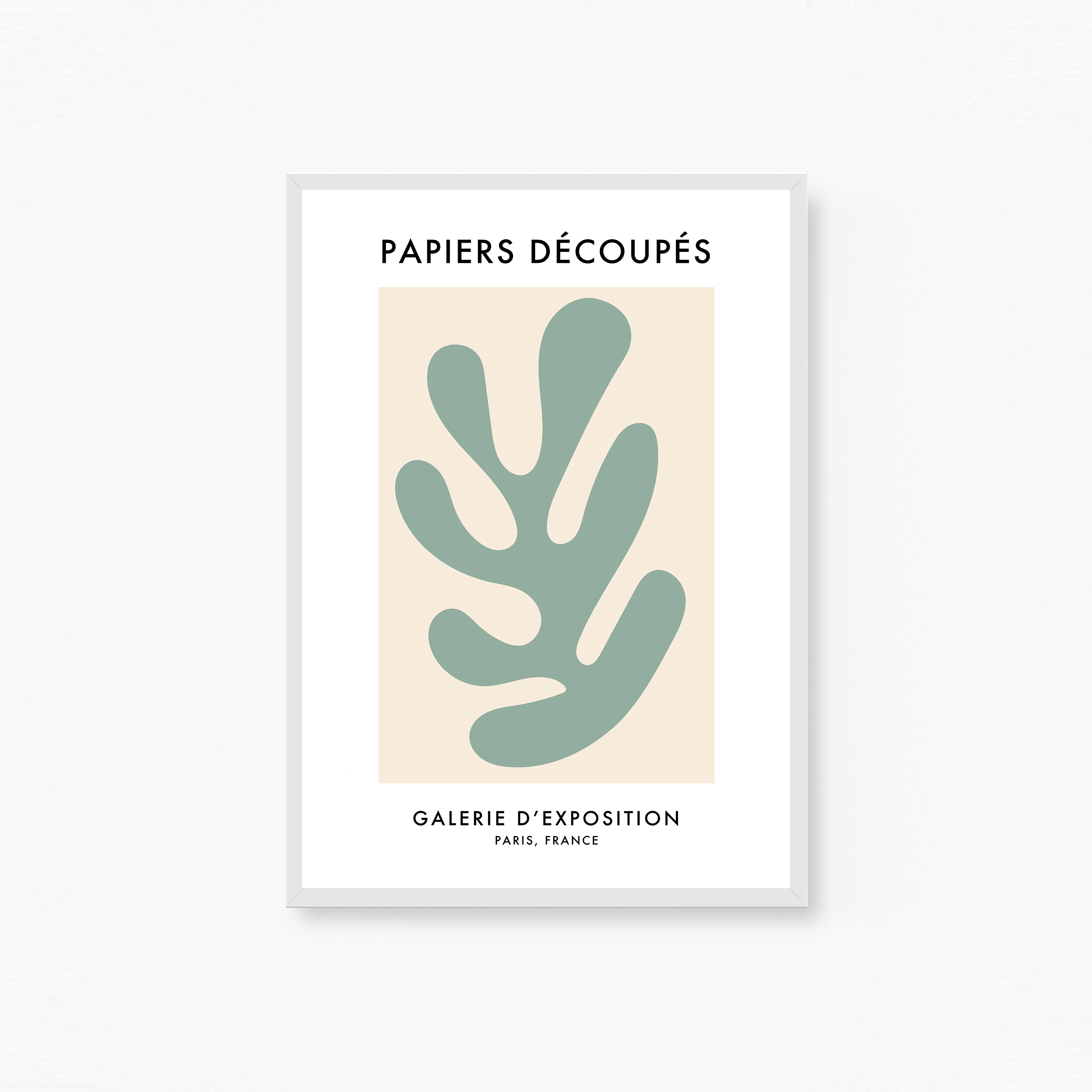 Papiers Découpés Green No2 Poster