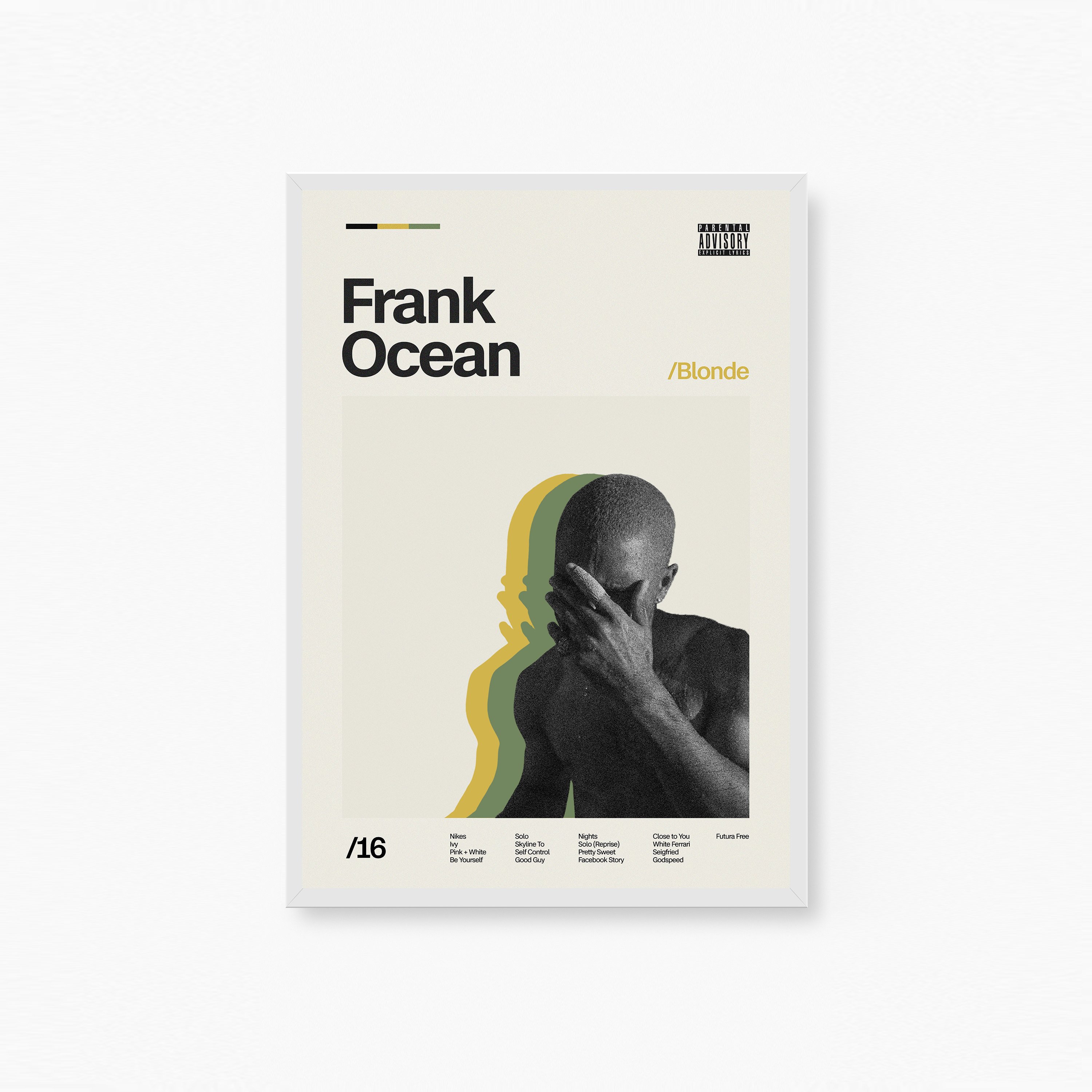 Frank Ocean Blonde Plakat