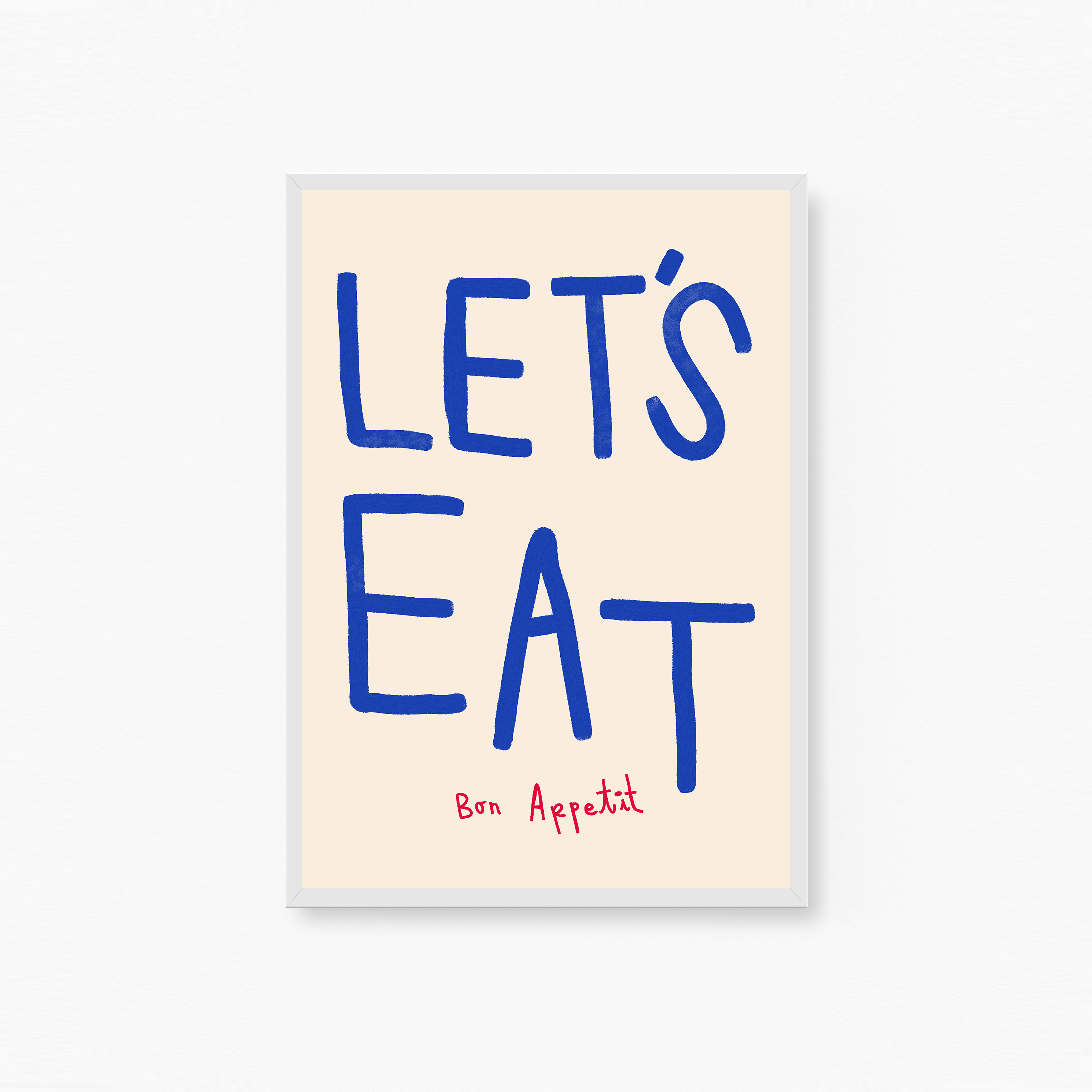 Let's Eat Plakat