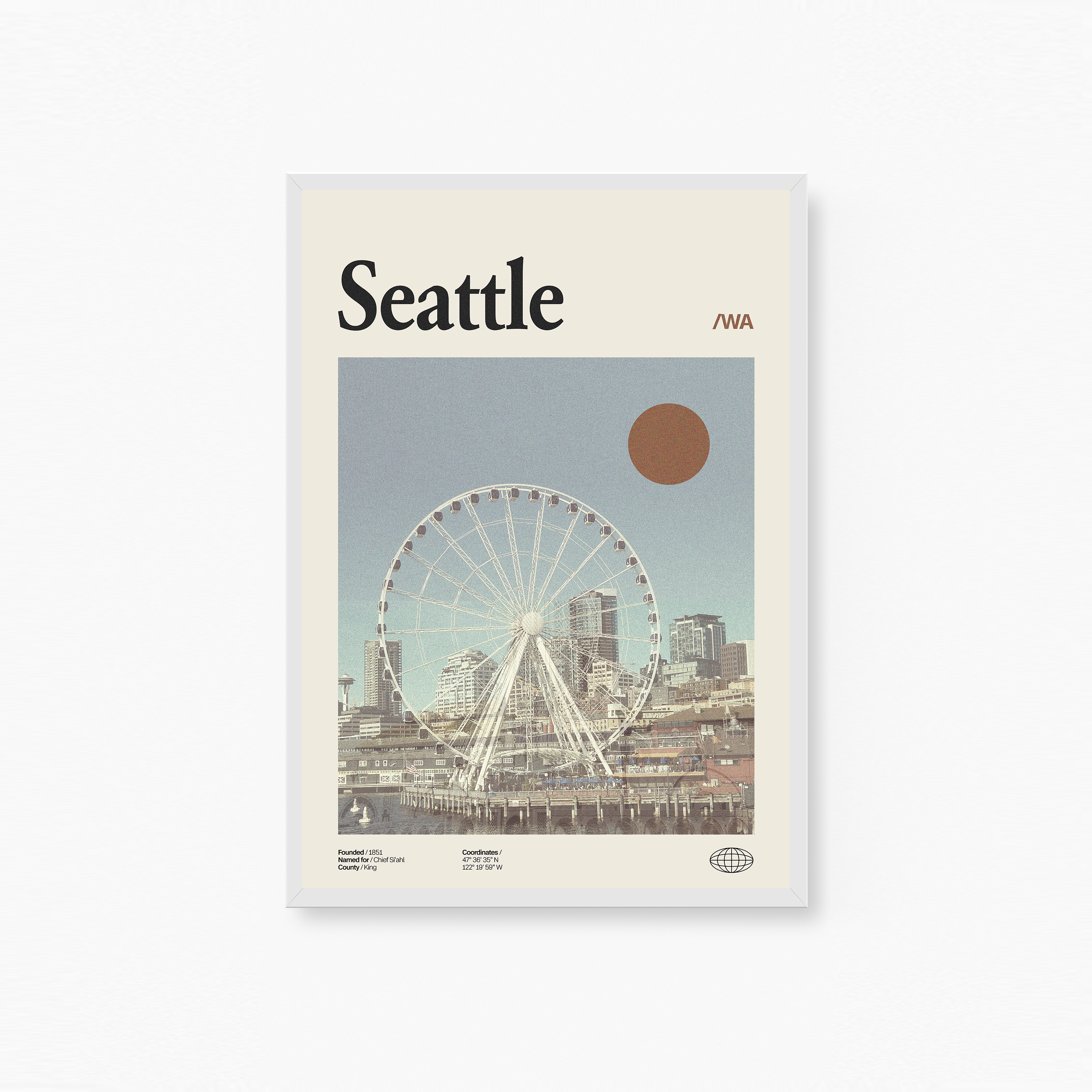 Seattle, Washington Poster