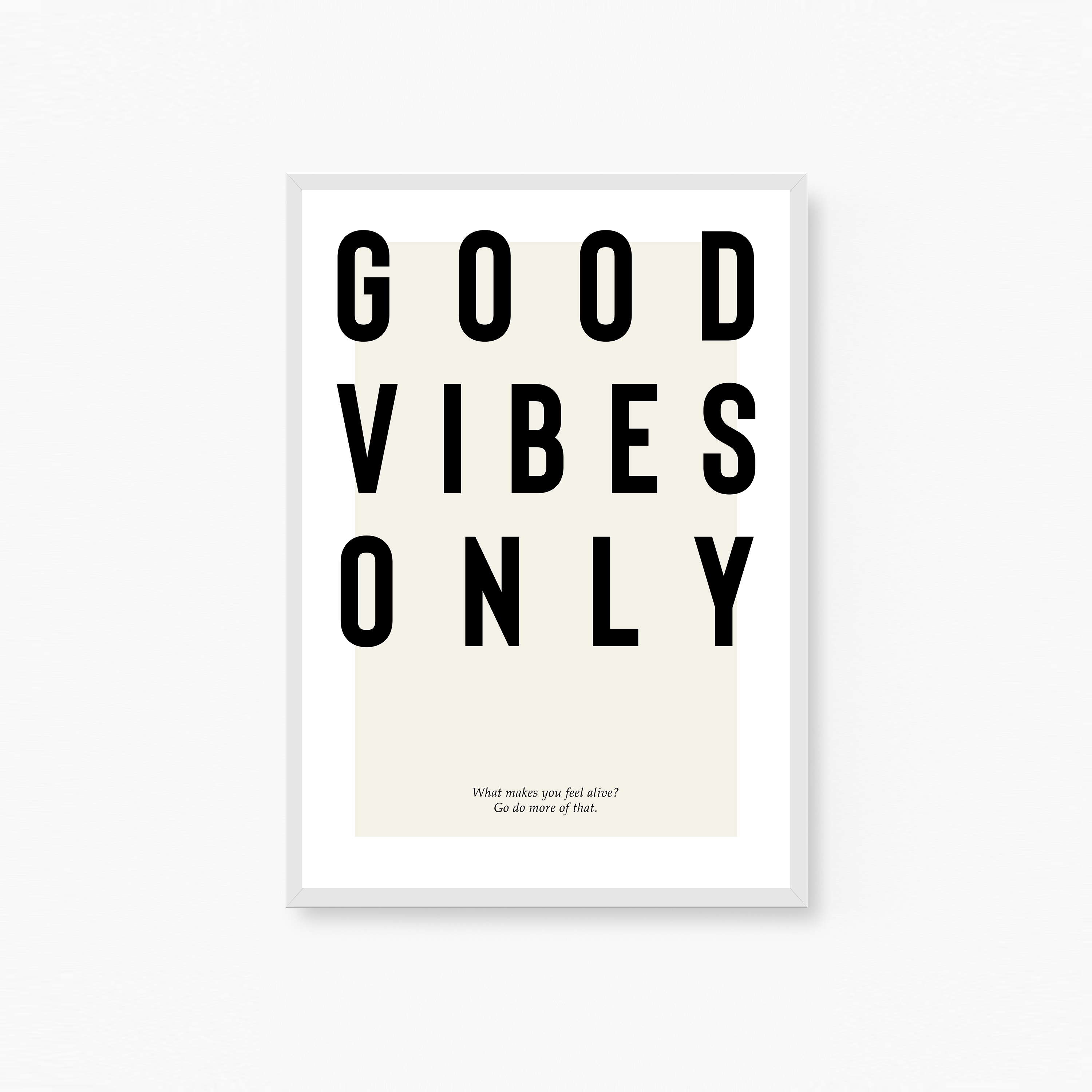 Good Vibes Only Plakat