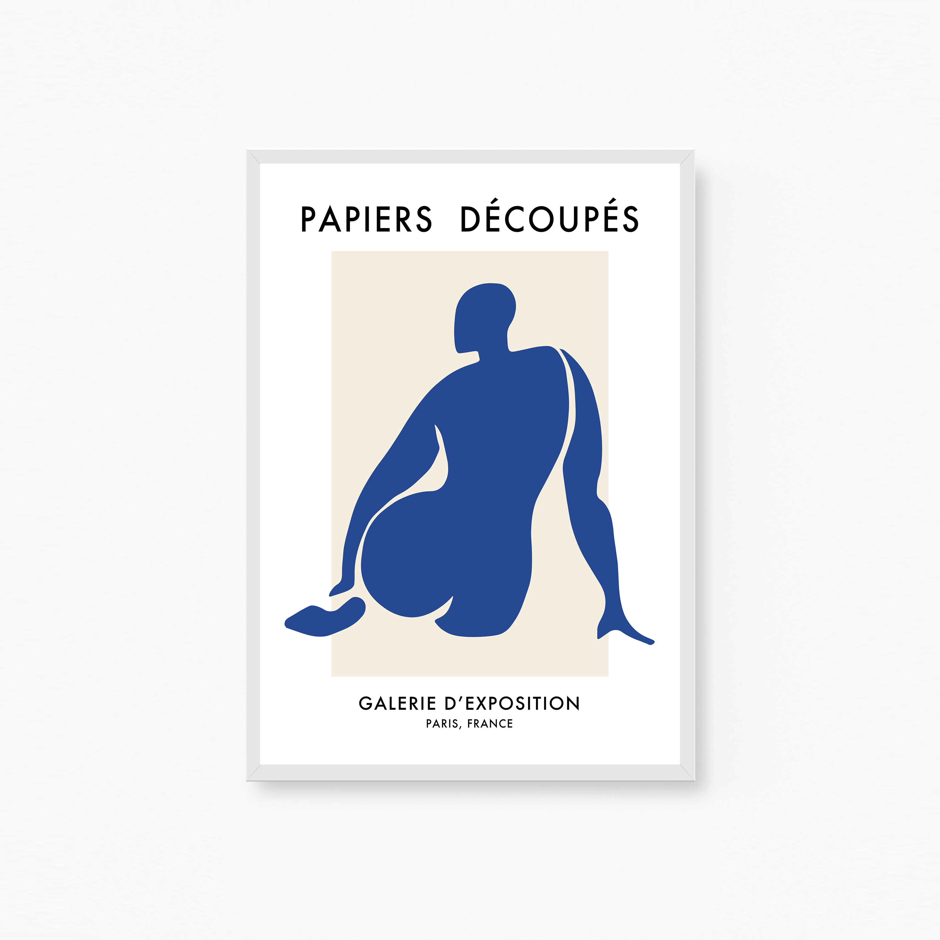 Papiers Découpés Woman Poster