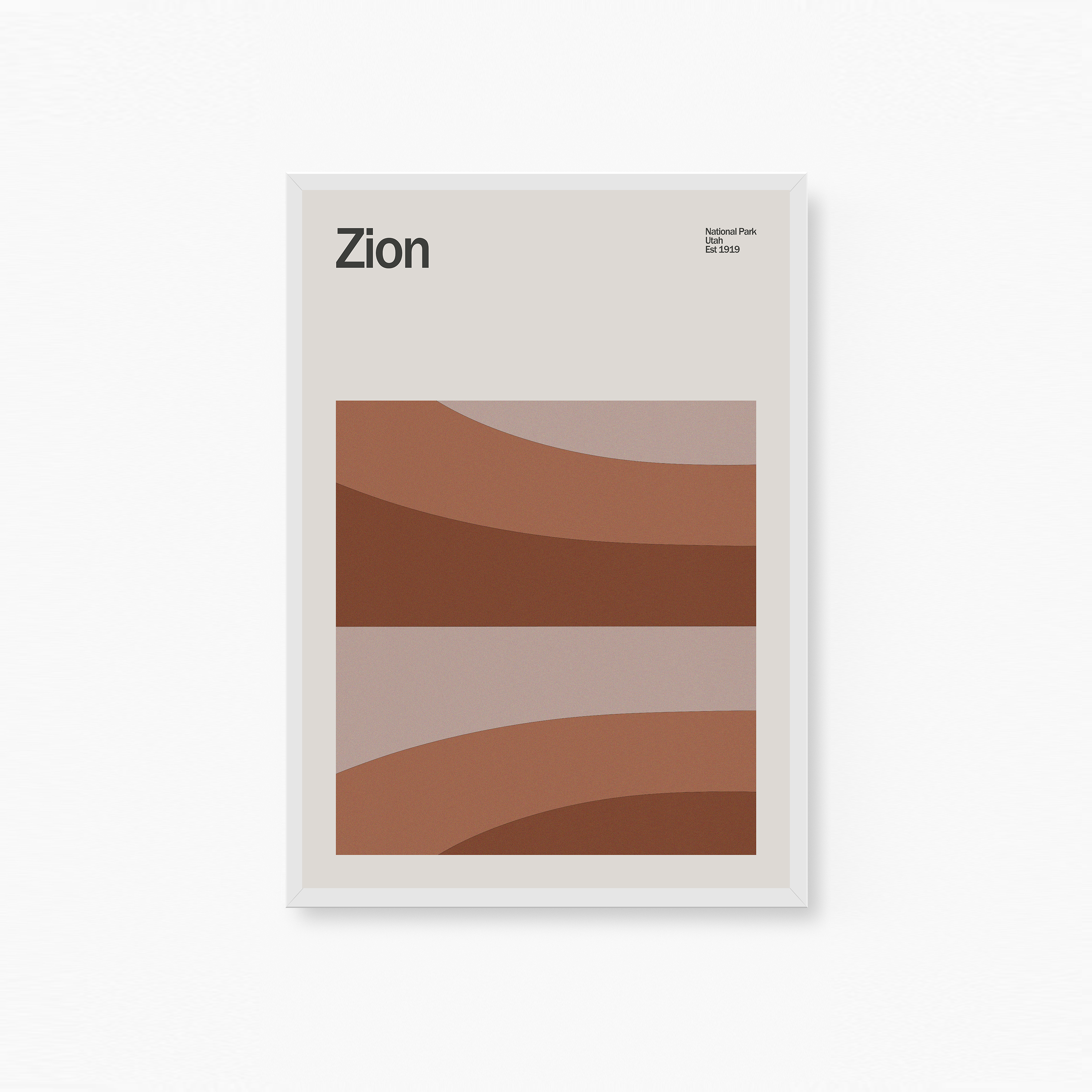 Zion National Park Poster