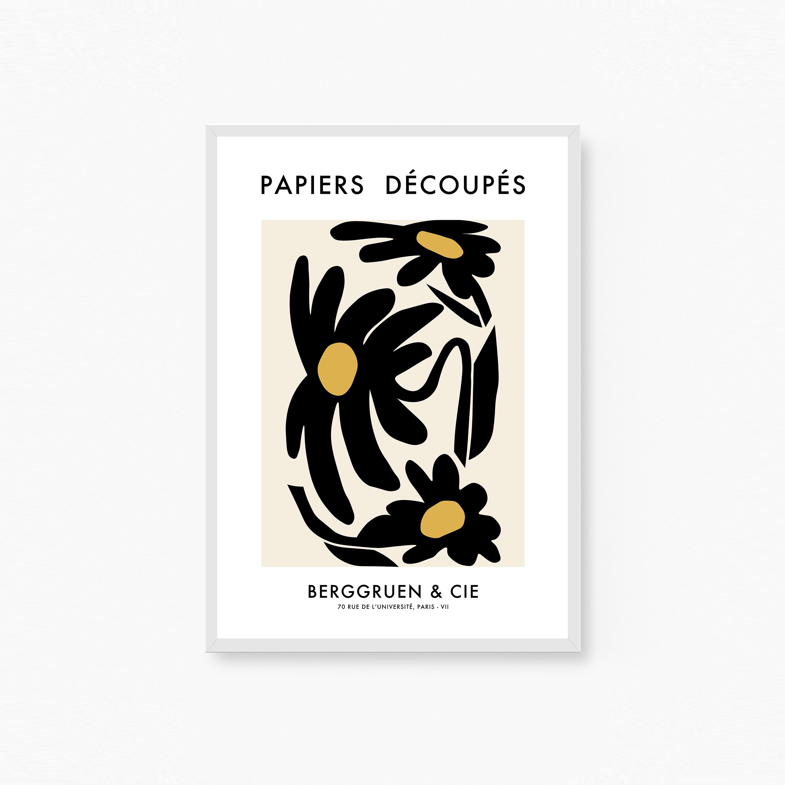 Papiers Découpés Berggruen & Cie Plakat