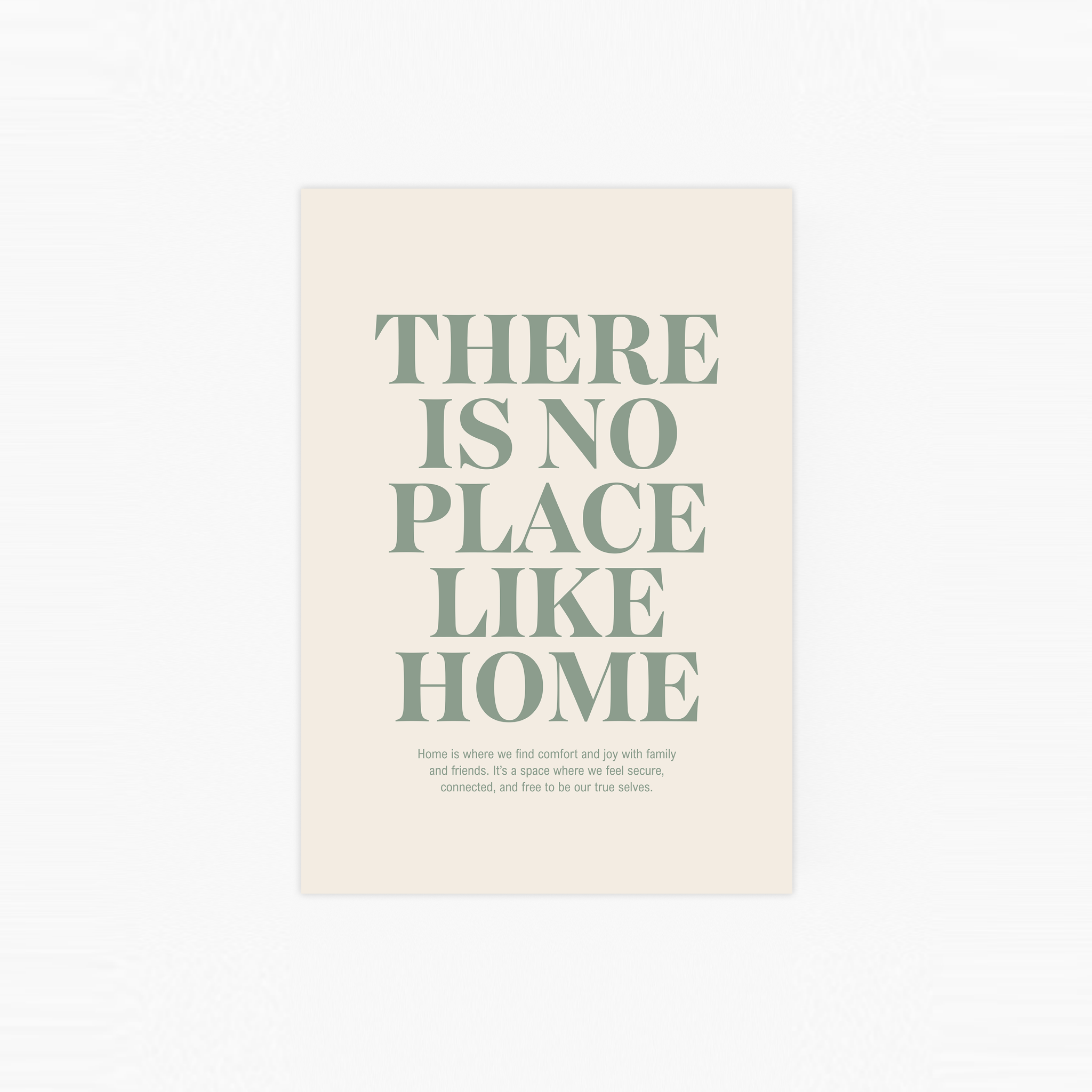 No Place Like Home Poster