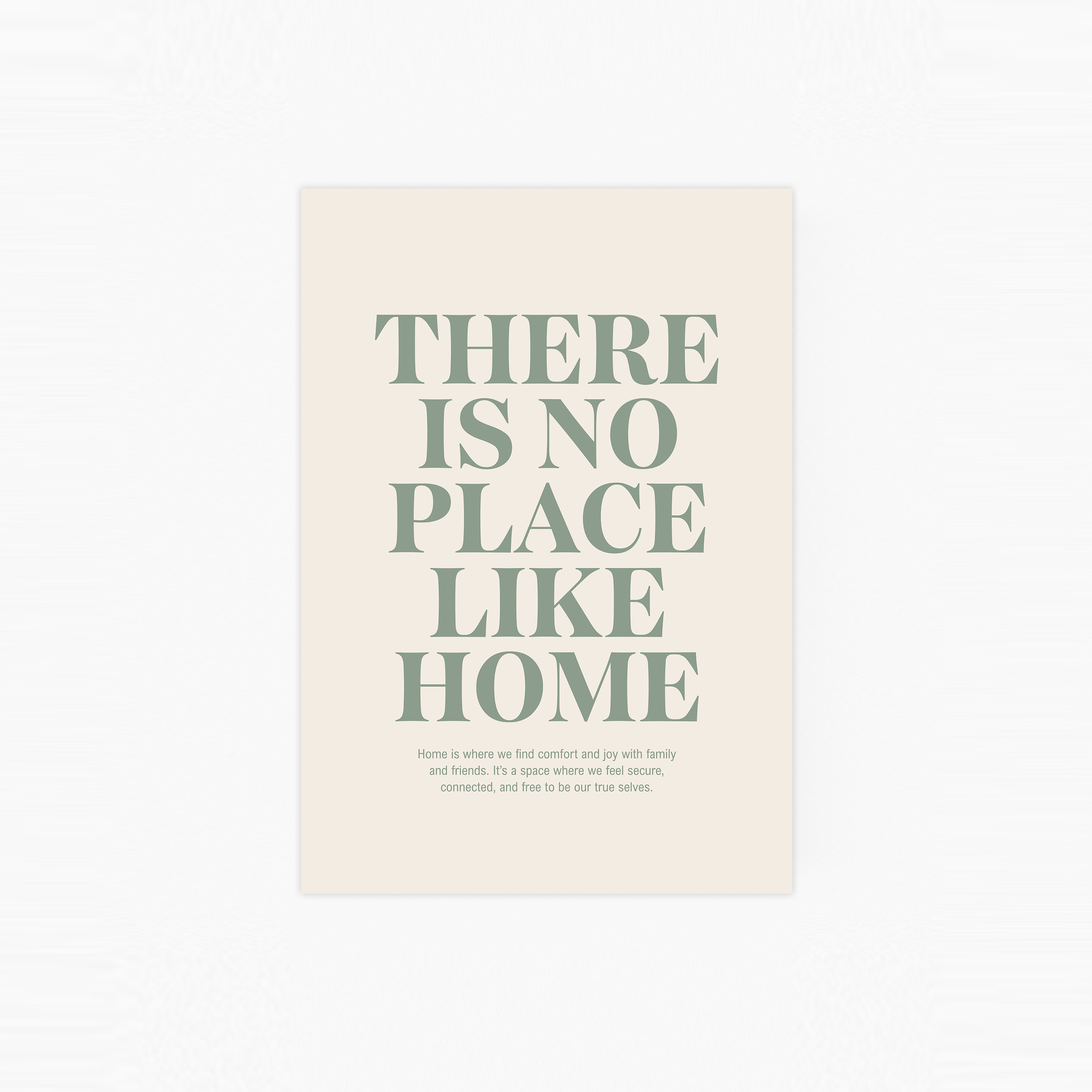 No Place Like Home Poster