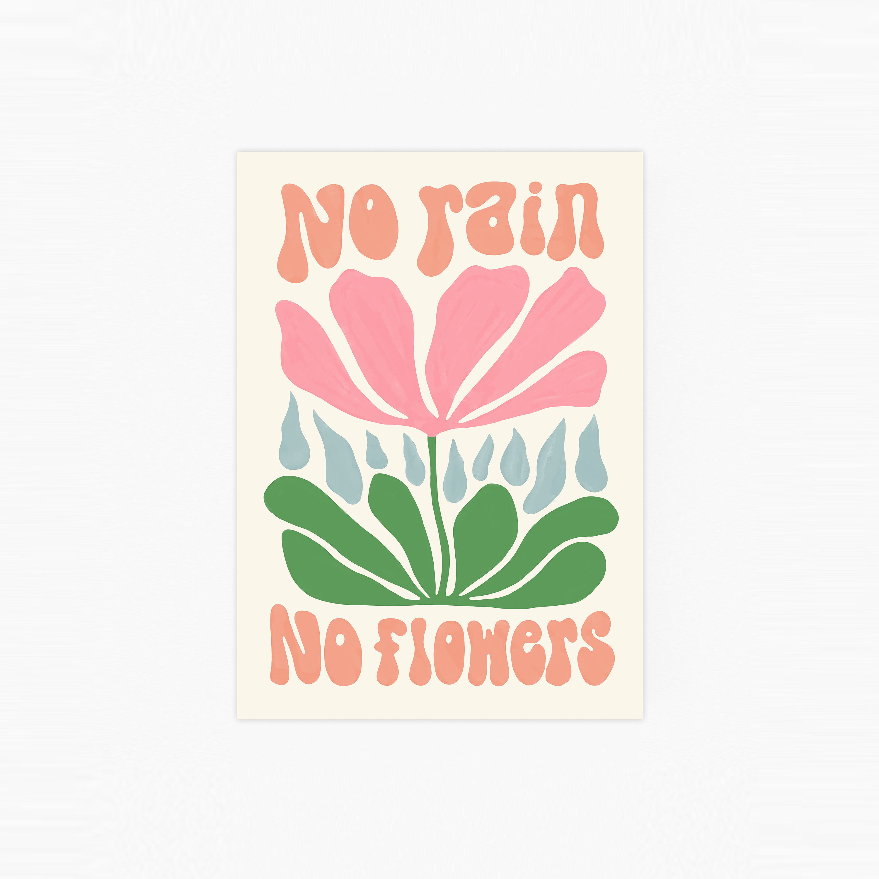 No Rain. No Flowers Poster