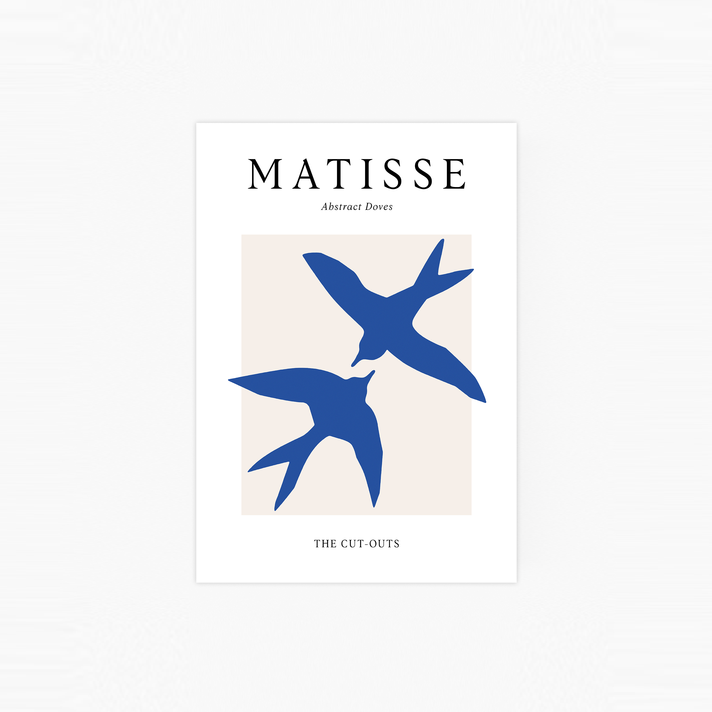 Matisse Abstract Doves Poster