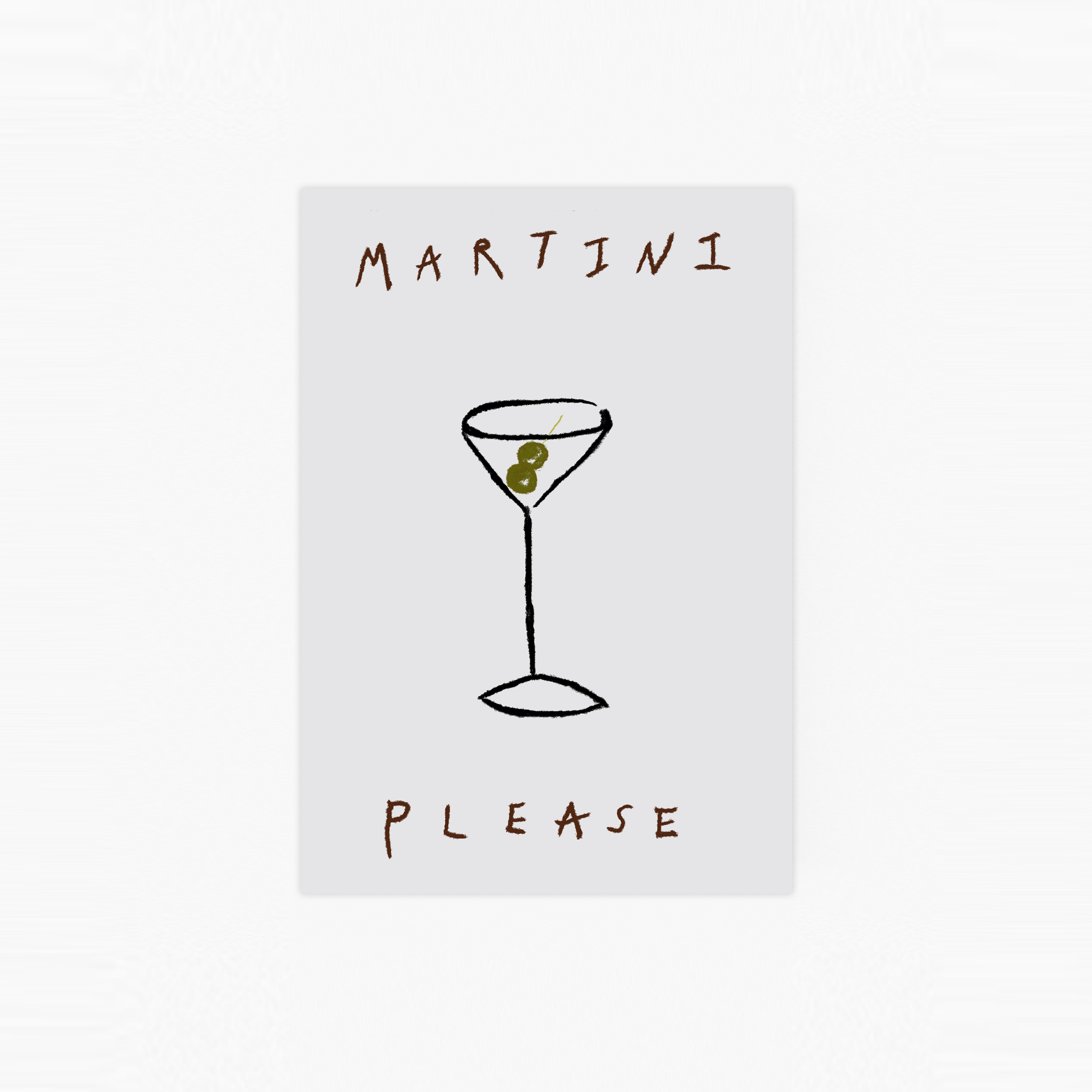 Martini Poster