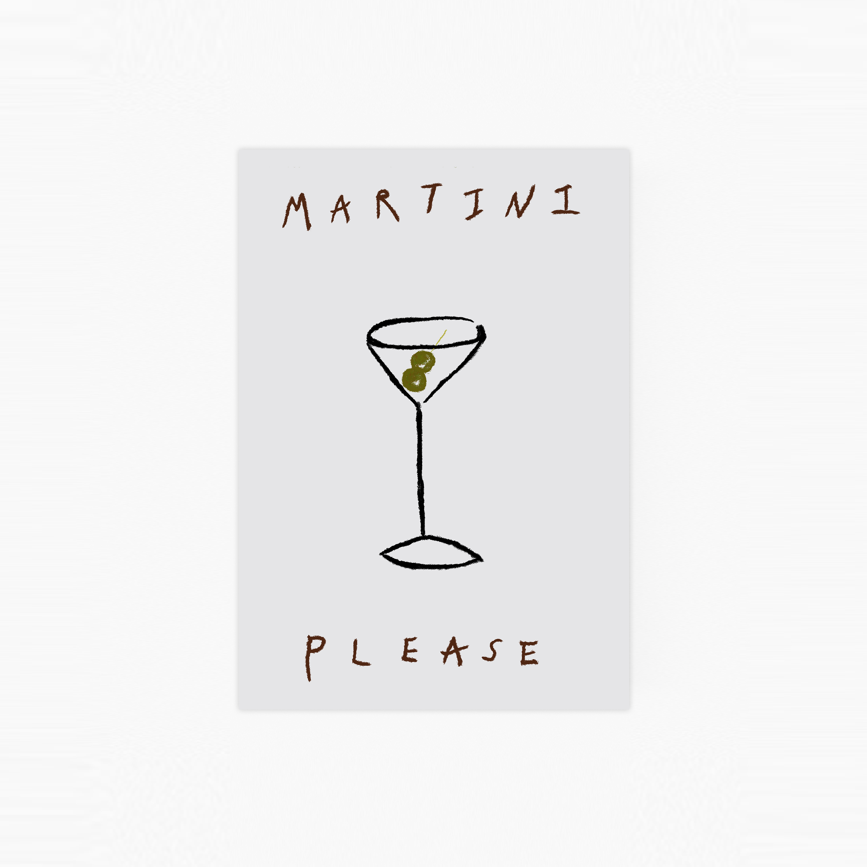 Martini Poster