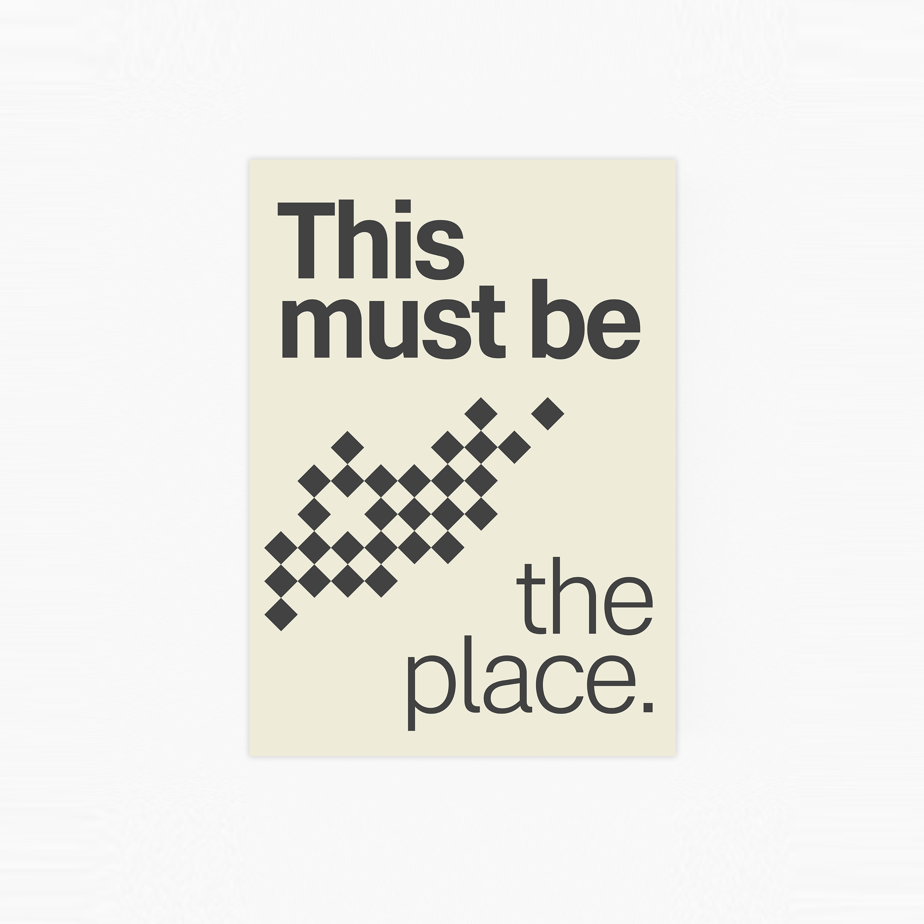 This Must Be The Place Poster