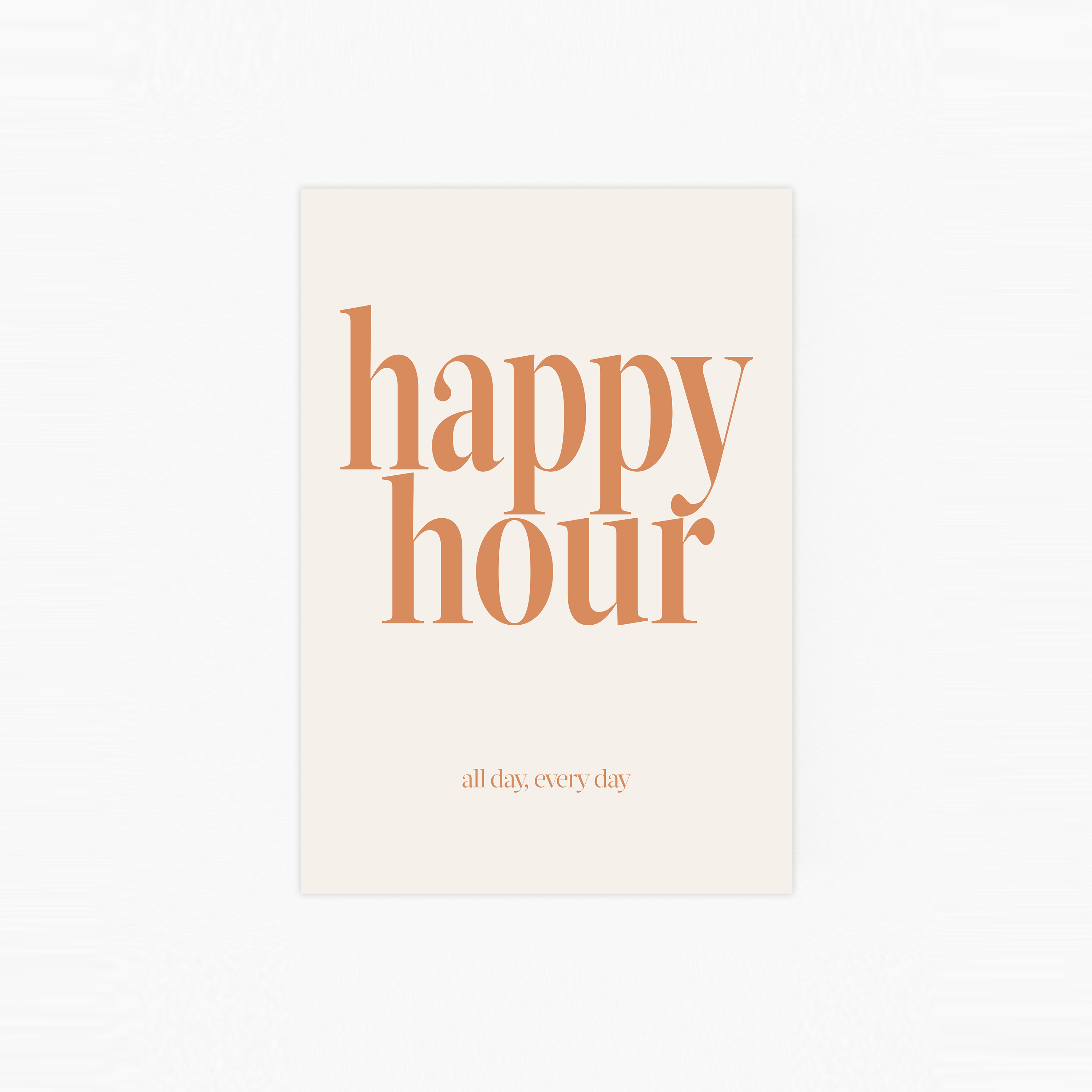 Happy Hour Poster