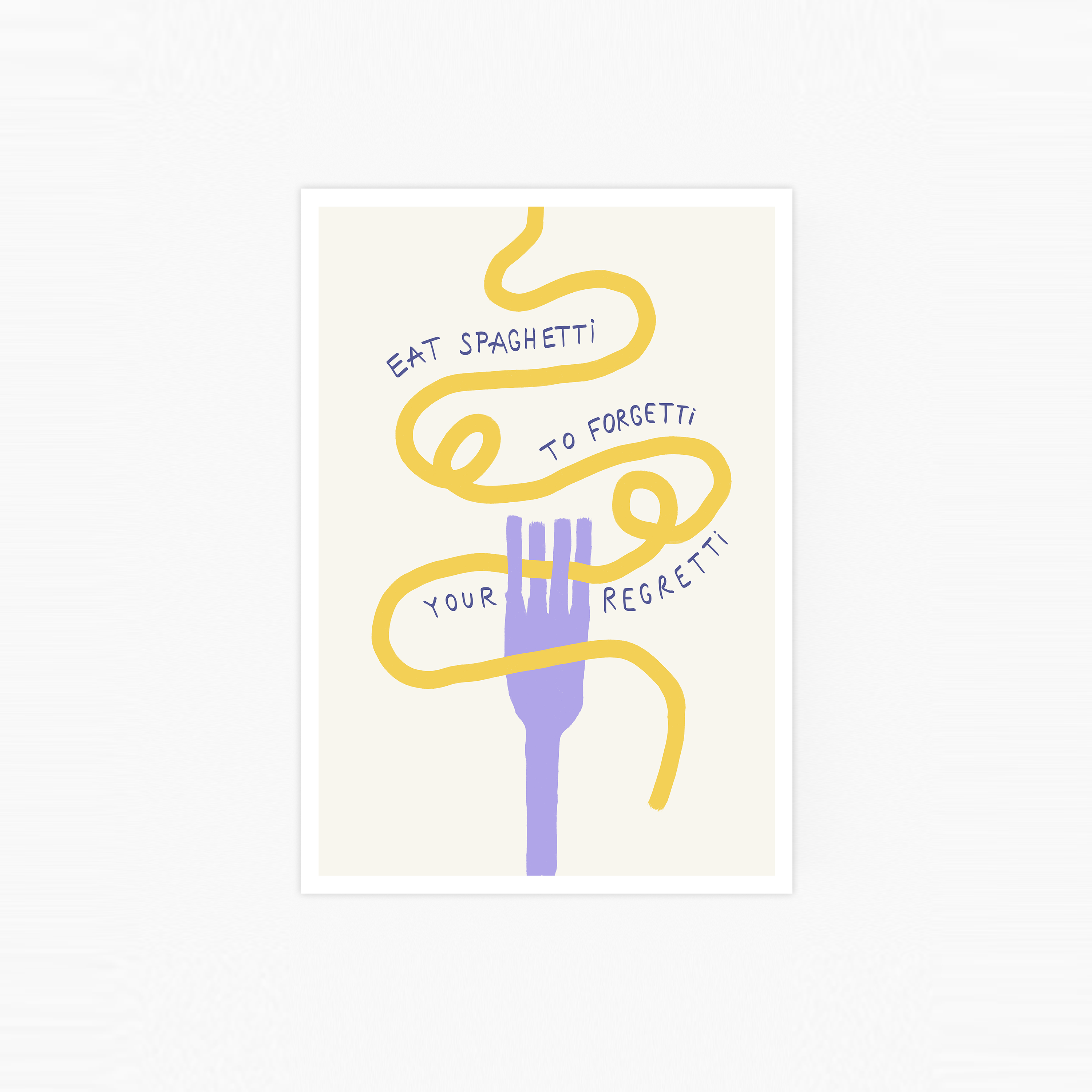 Eat Spaghetti Poster