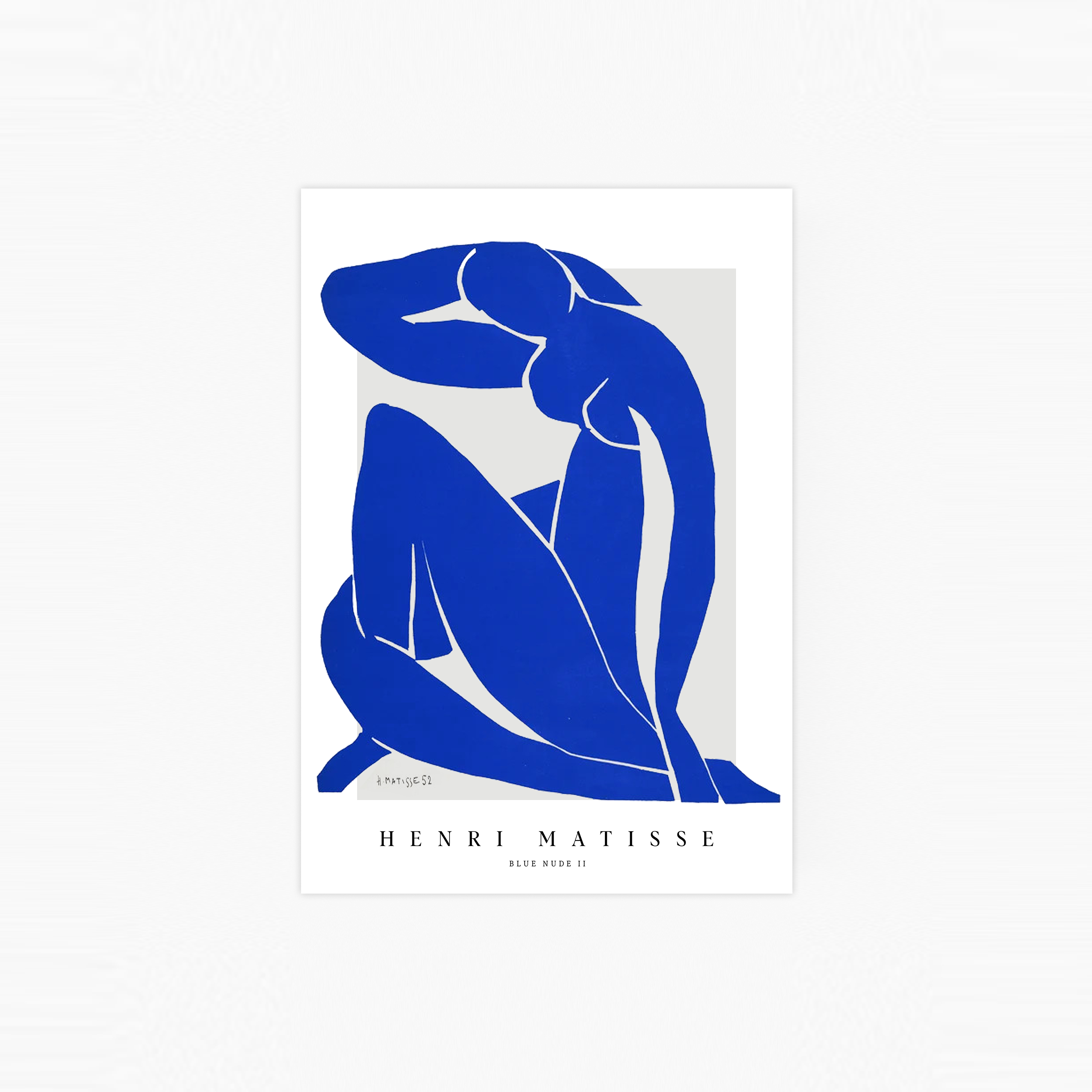 Blue Nude II Plakat