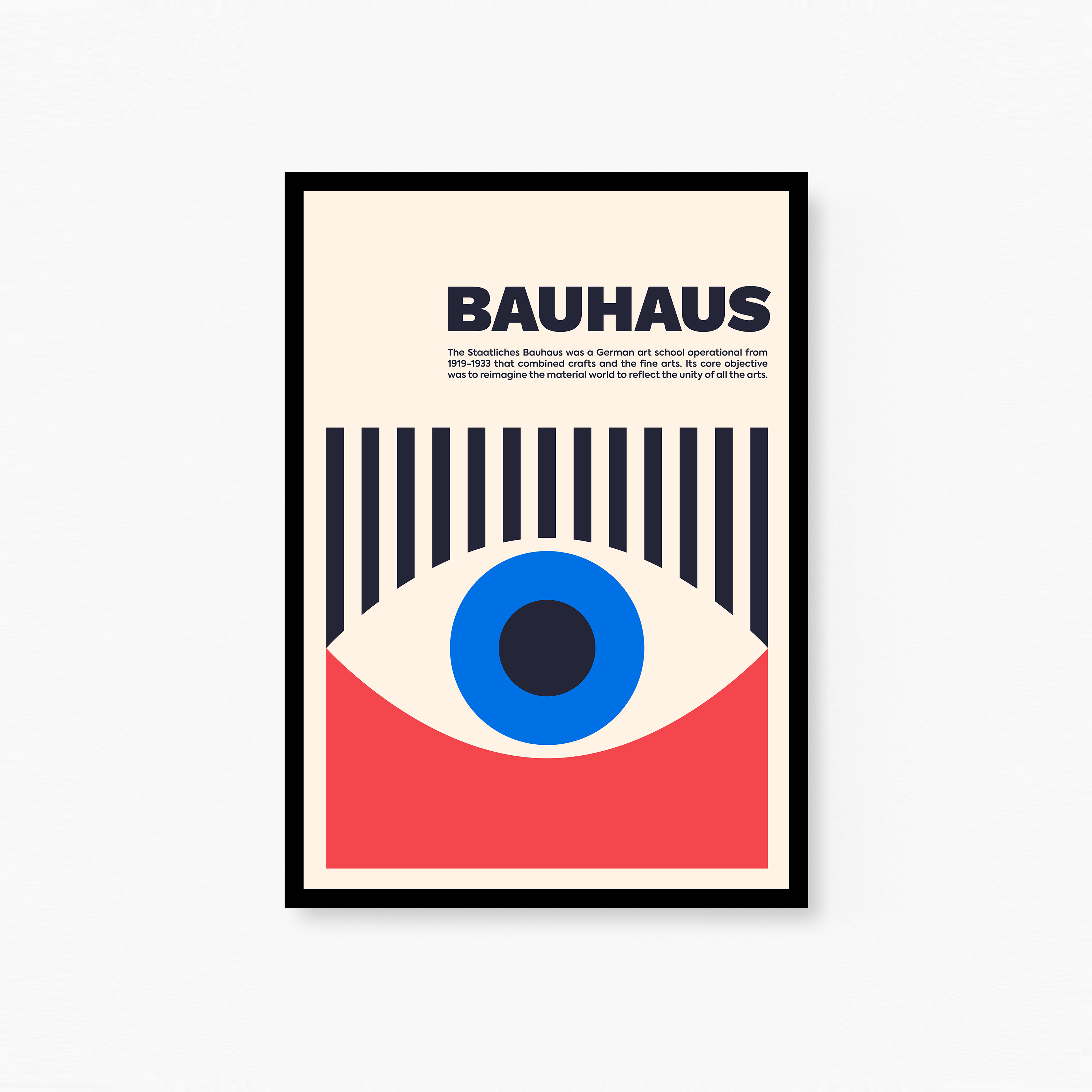 Bauhaus Eye Plakat