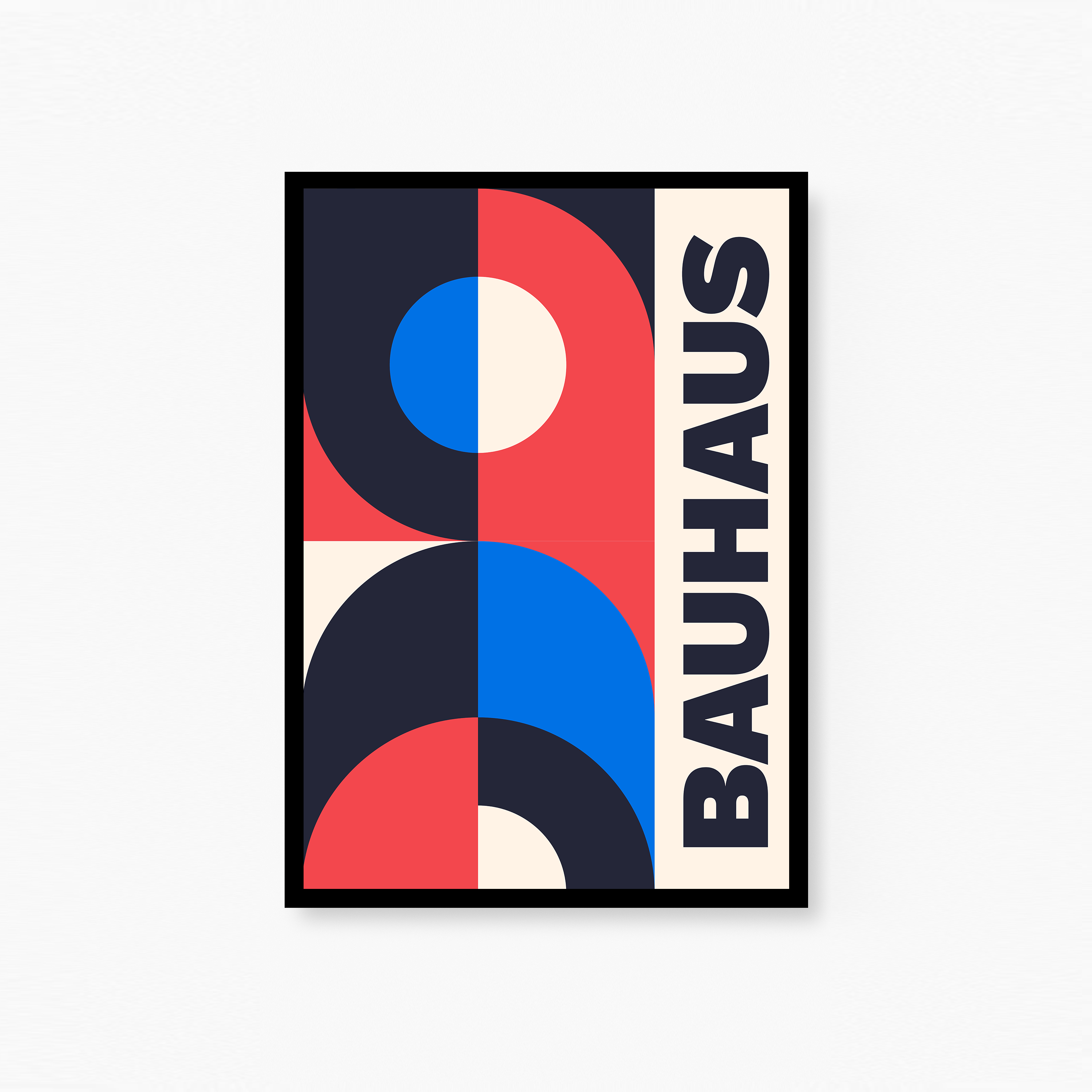 Bauhaus Pattern Plakat 