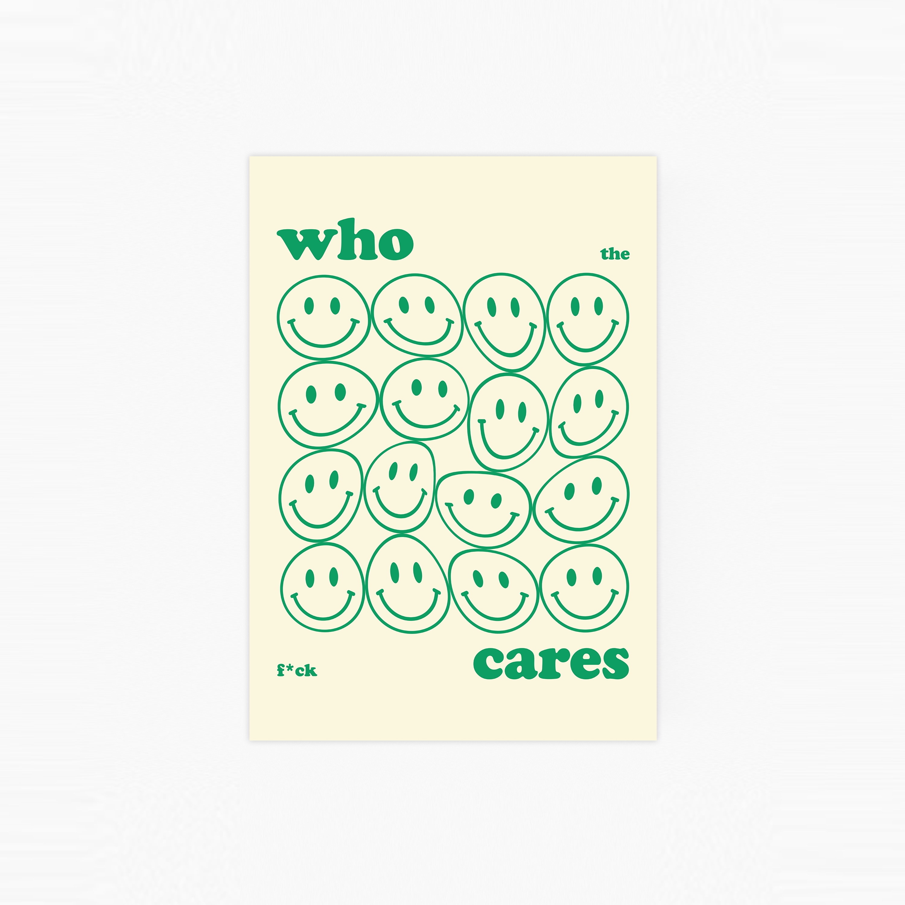 Who Cares Poster