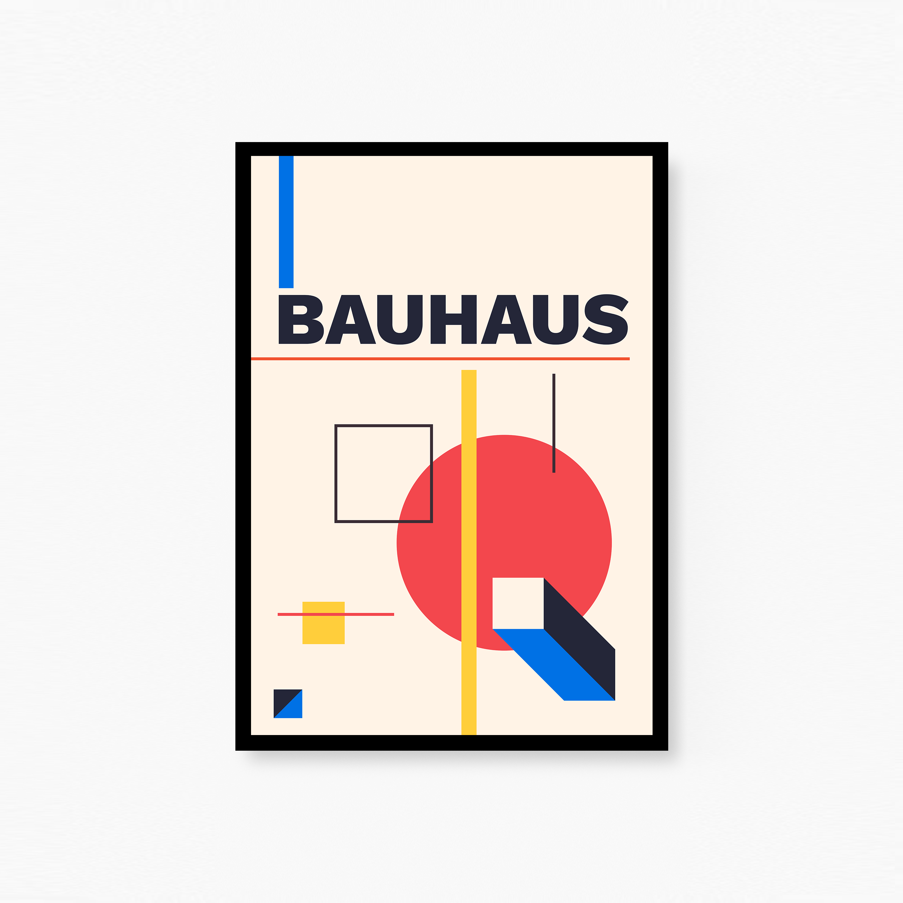 Bauhaus No1 Poster