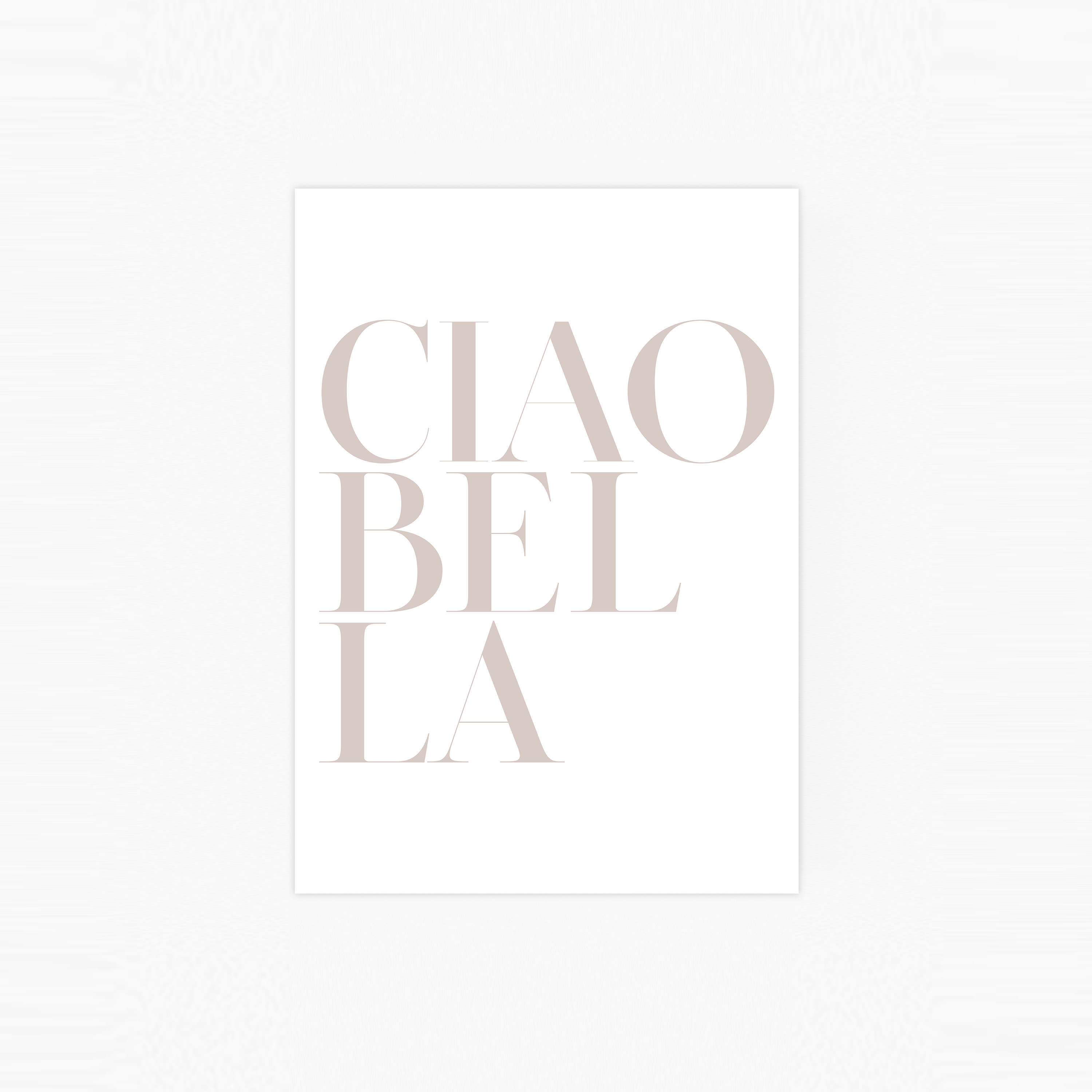 Ciao Bella Poster