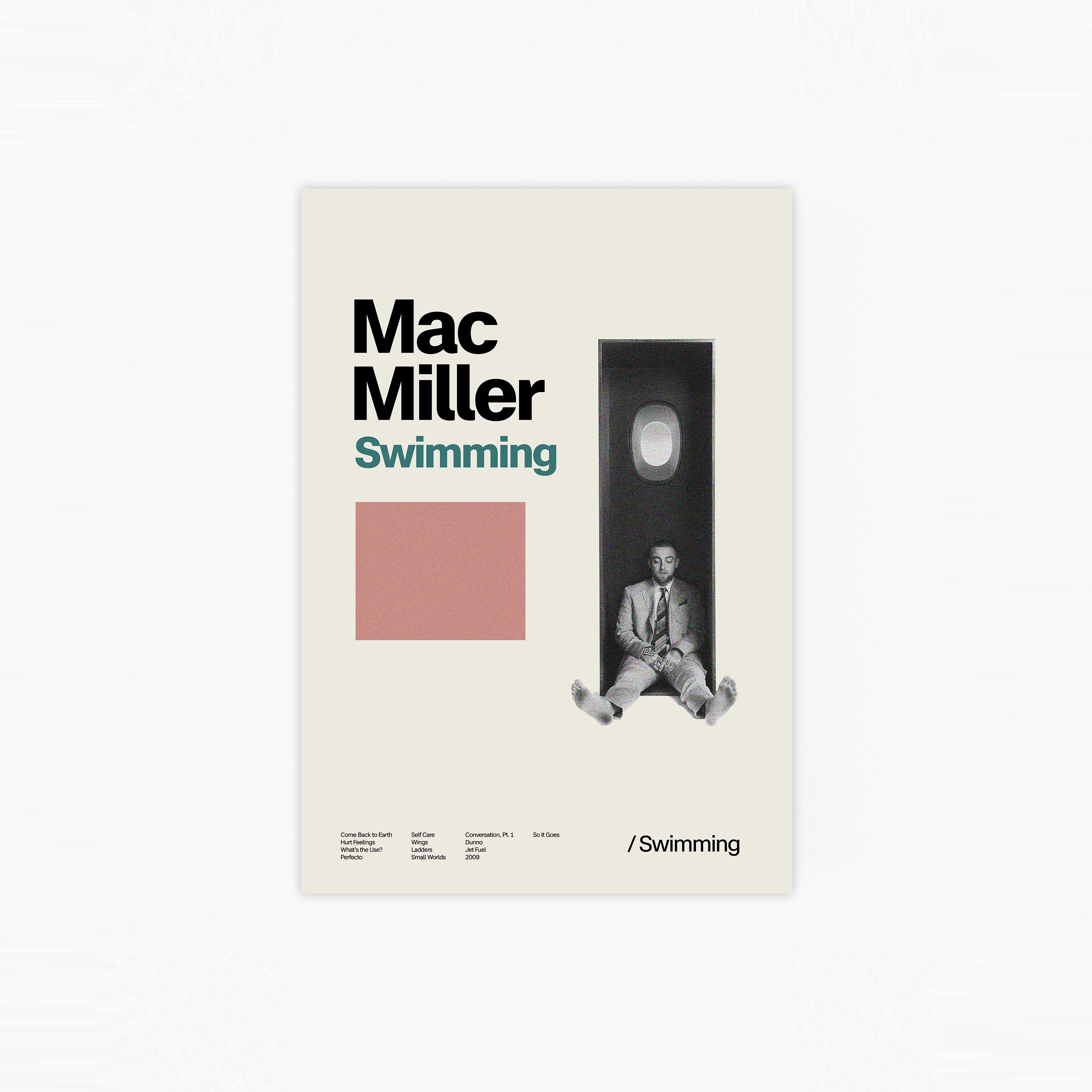 Mac Miller Swimming Plakat