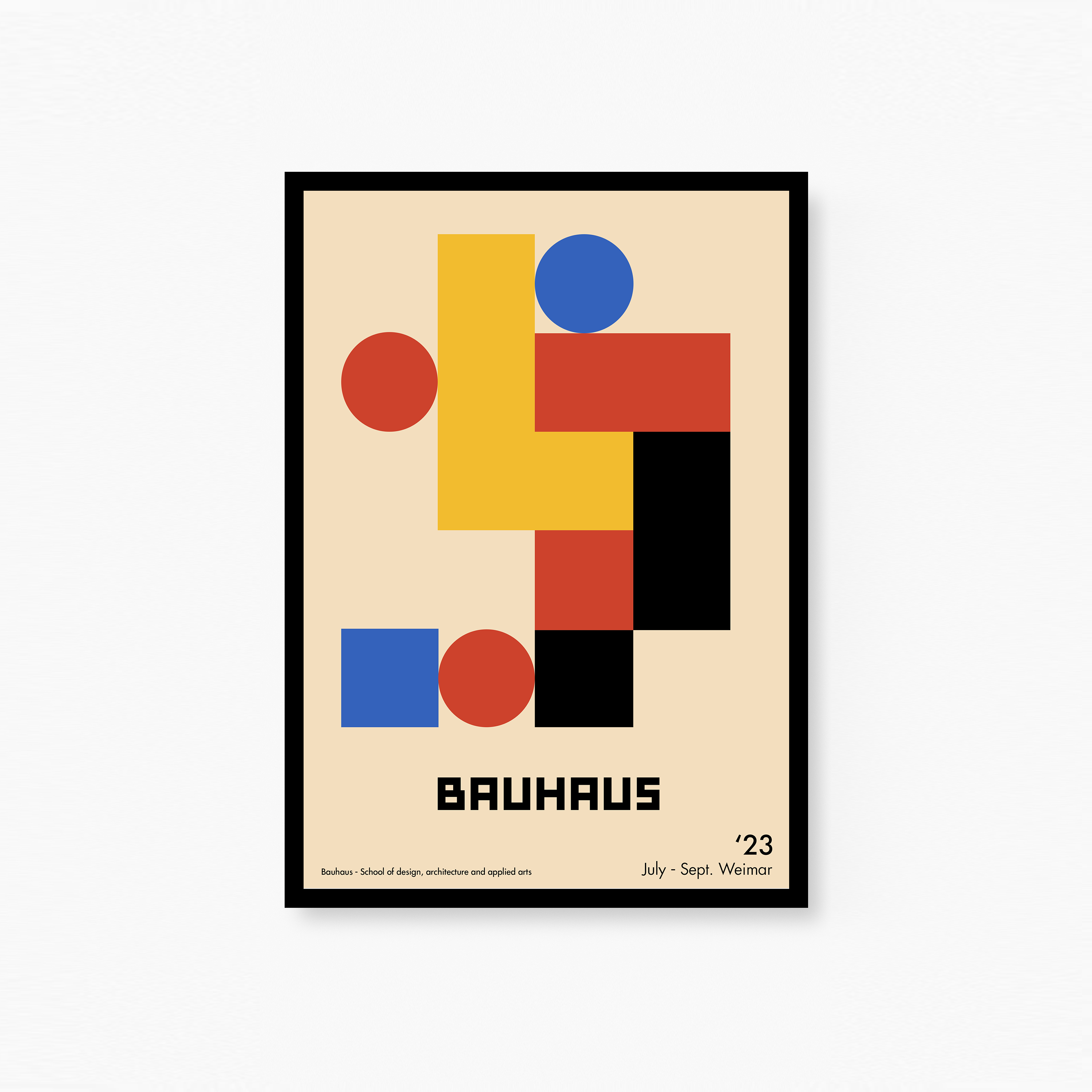 Bauhaus School No2 Poster