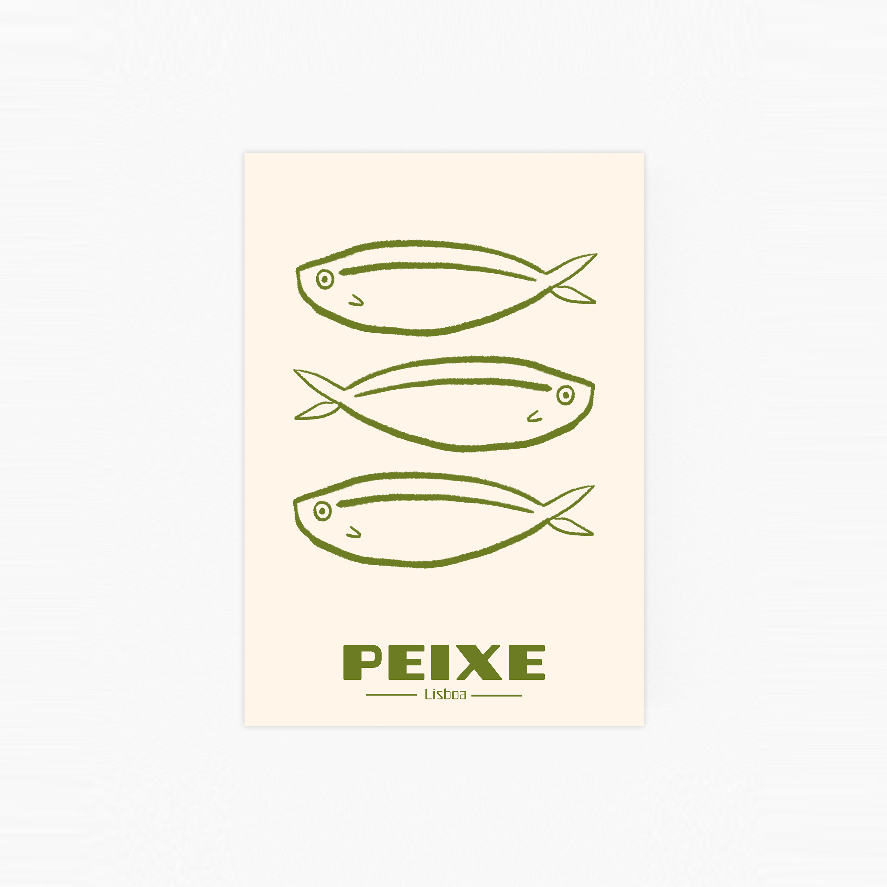 Peixe Lisboa Plakat