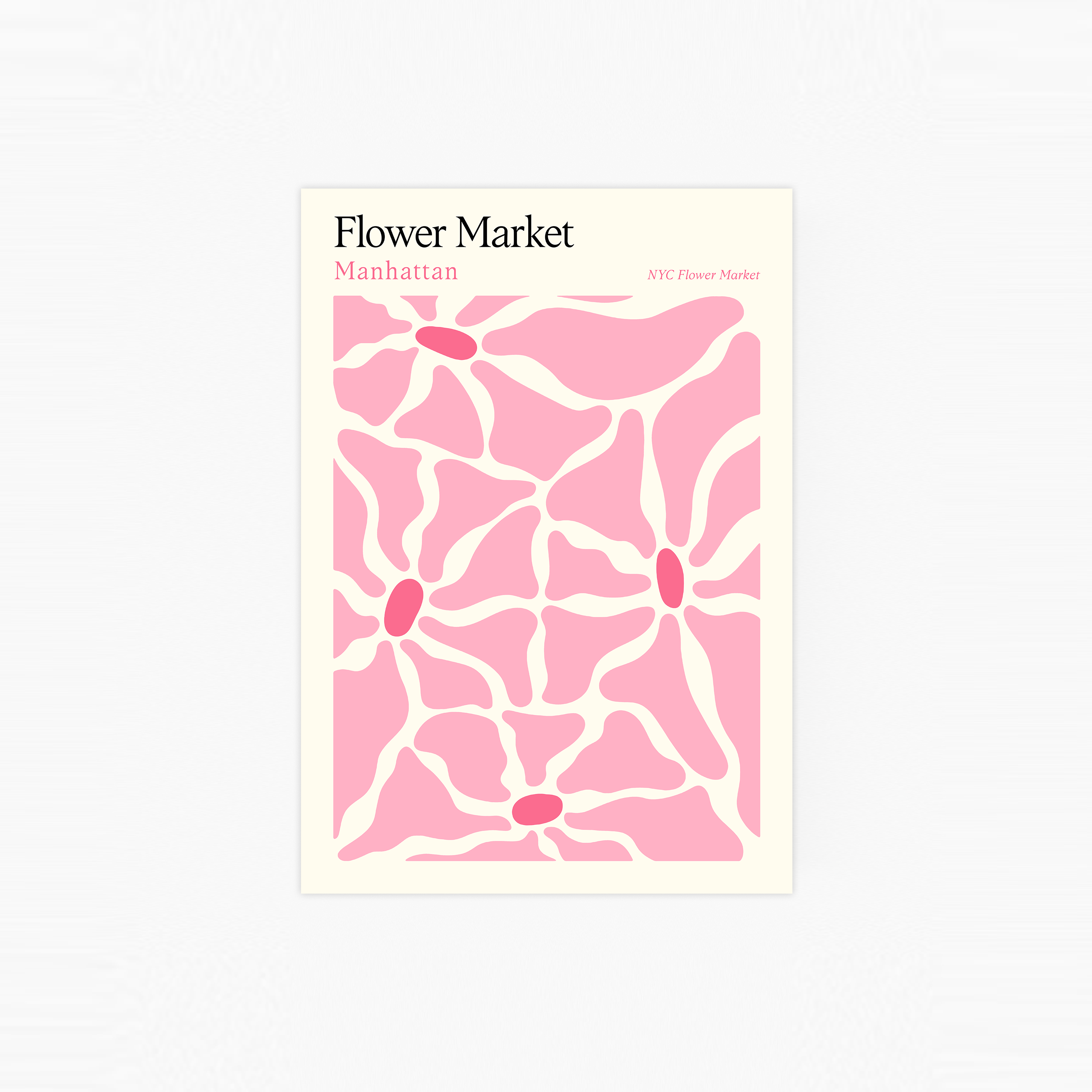 Flower Market Manhattan Plakat