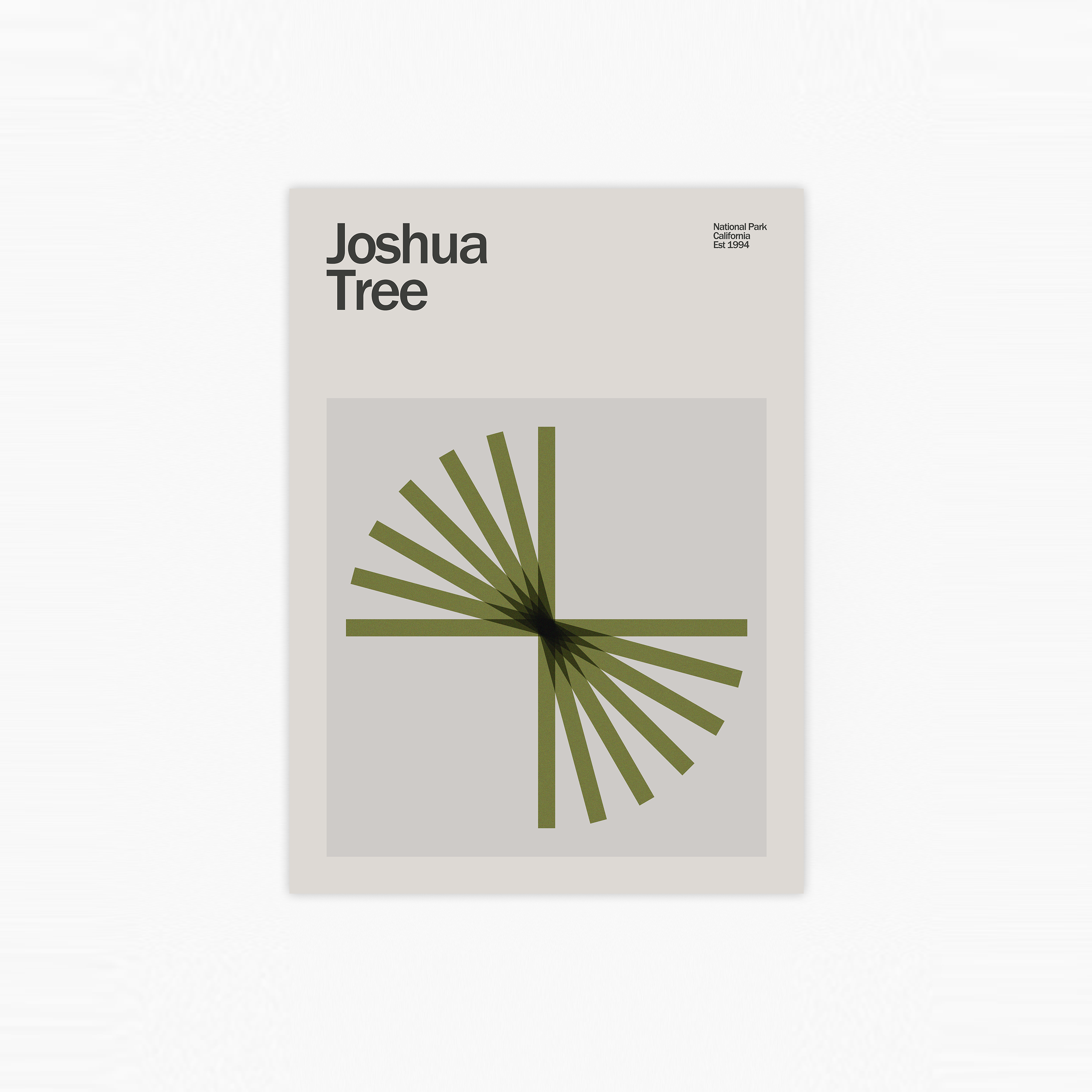 Watanabe Seitei - Joshua Tree Plakat