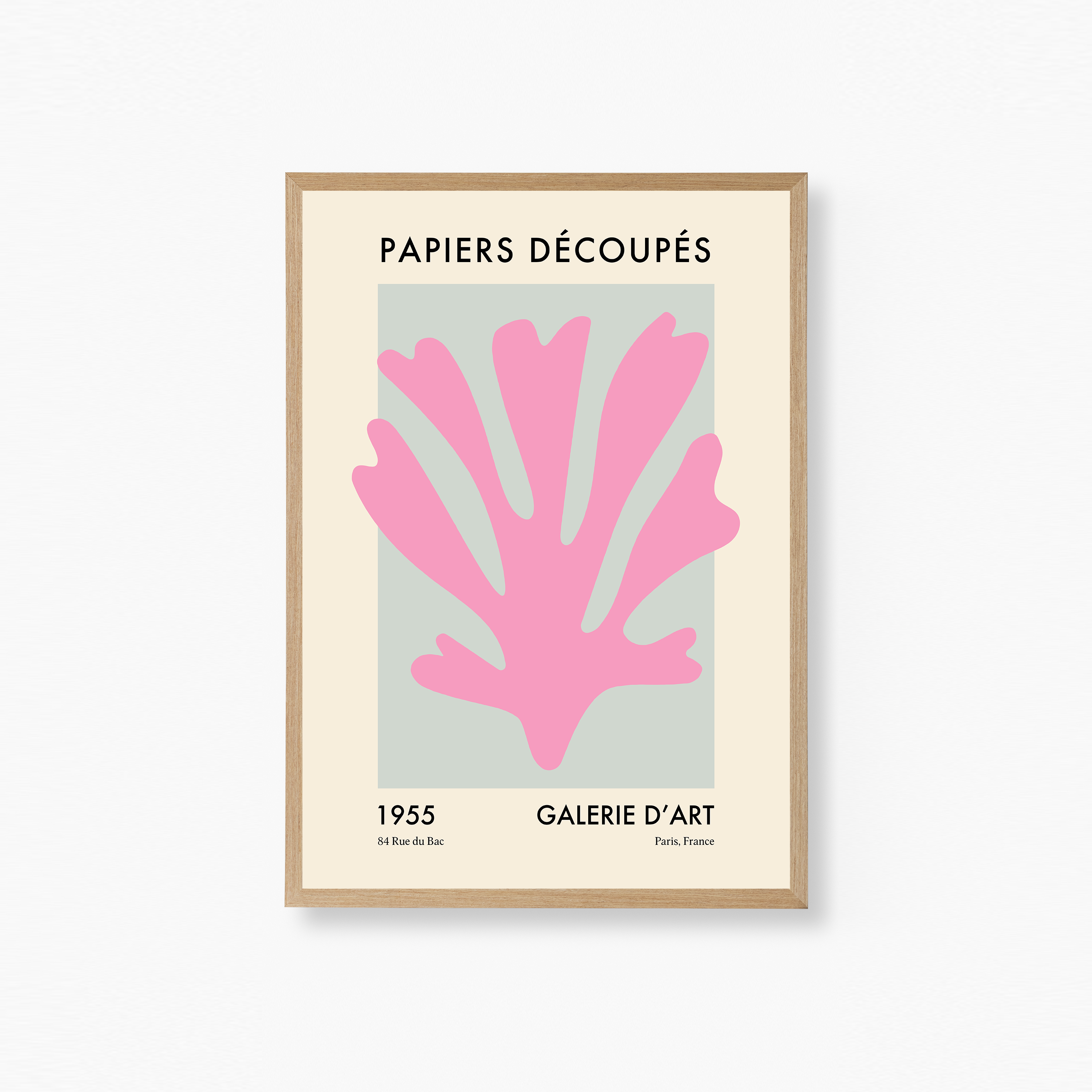 Papiers Découpés Pink Poster