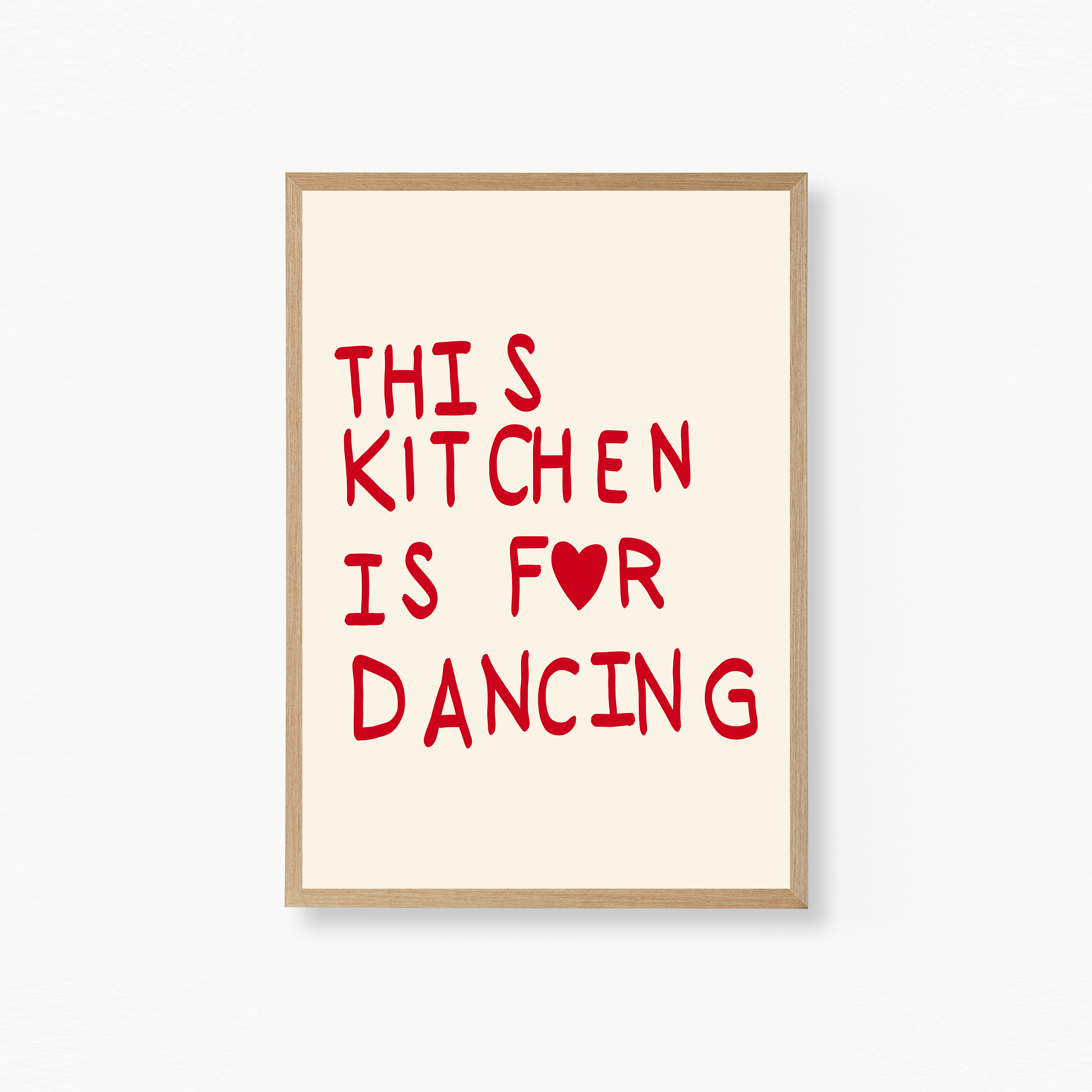 This Kitchen Is For Dancing Poster