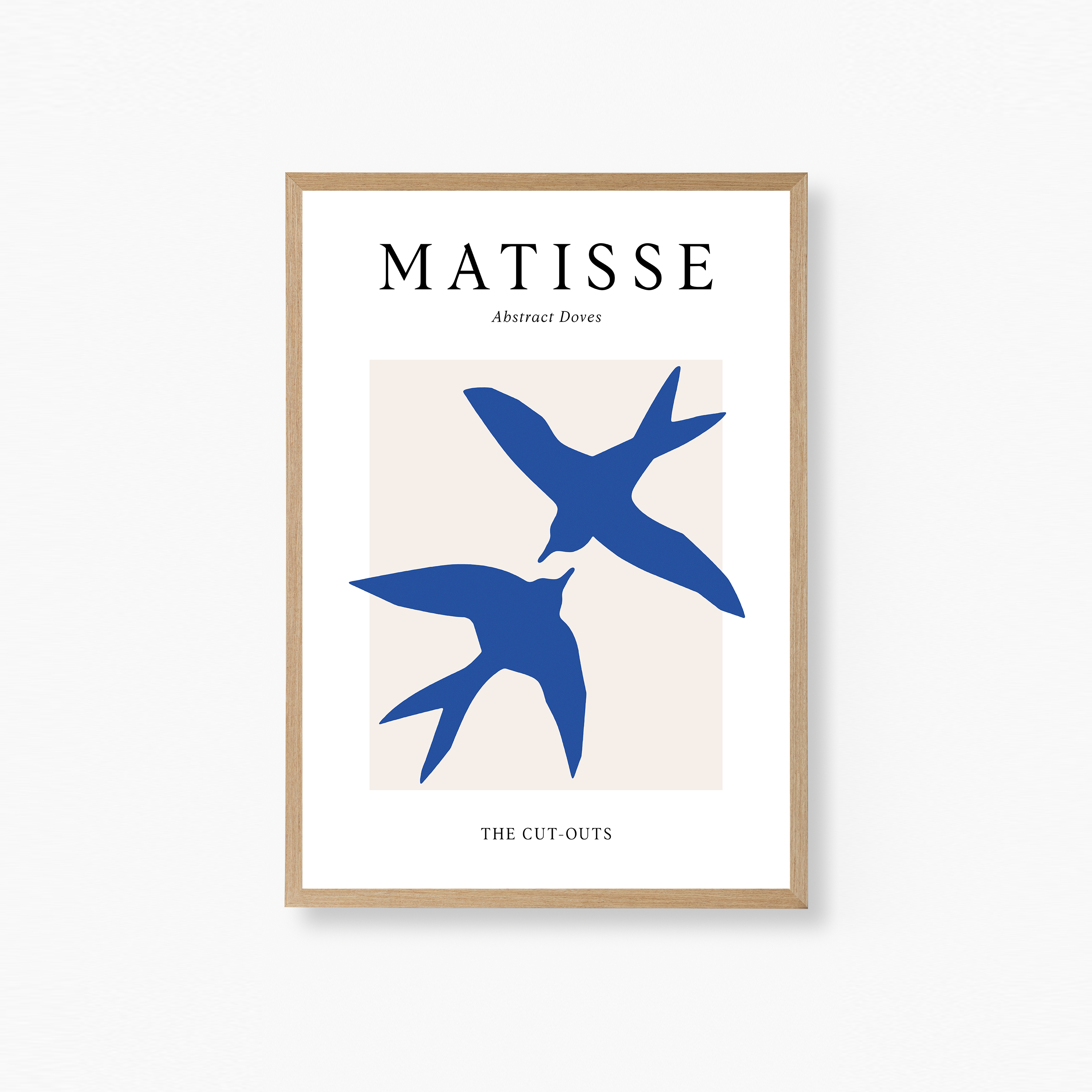 Matisse Abstract Doves Poster