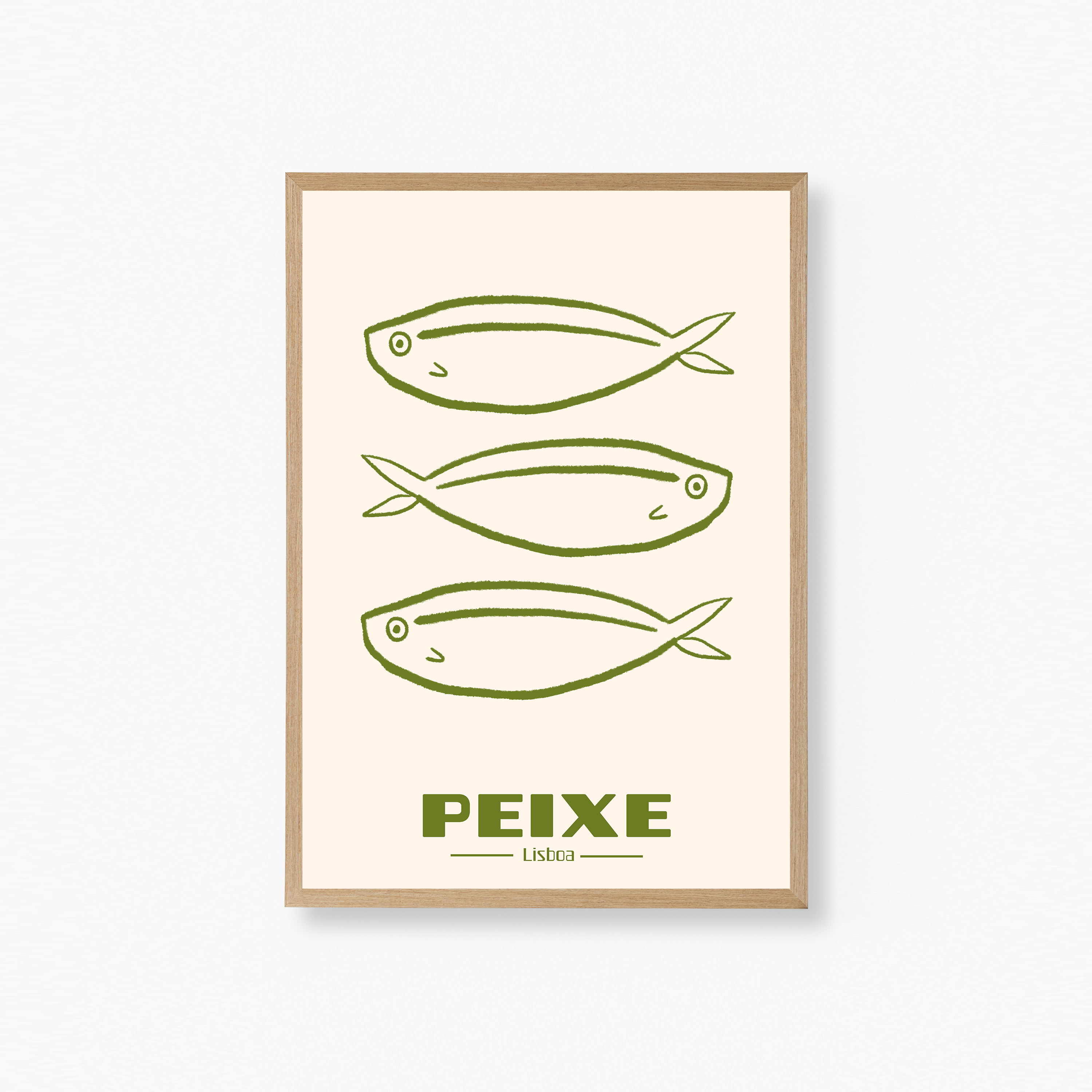 Peixe Lisboa Plakat