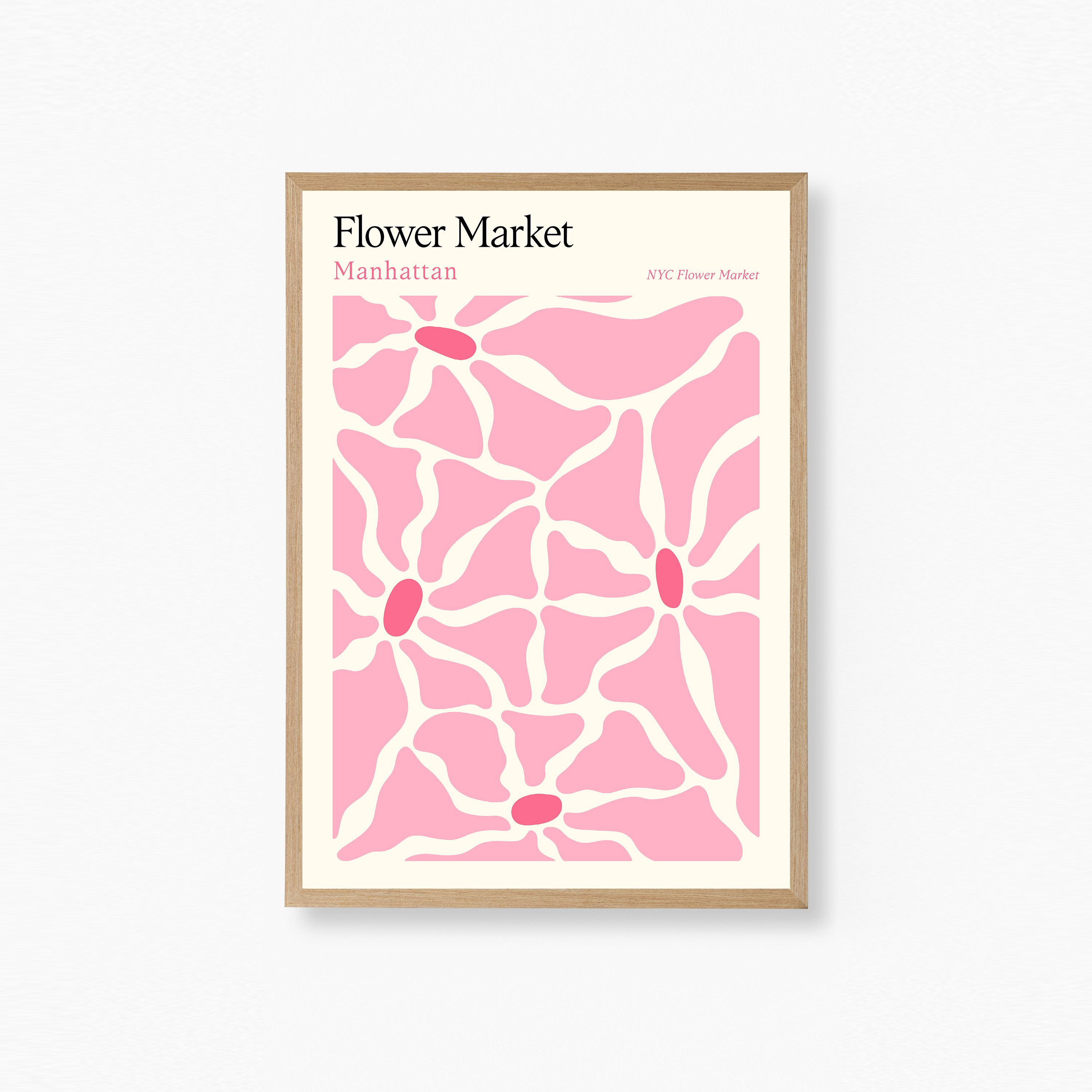 "Il poster Flower Market Manhattan porta il fascino di un vivace mercato dei fiori a casa tua. Con colori vivaci e un tocco urbano, quest'opera d'arte è l'aggiunta perfetta per spazi moderni.